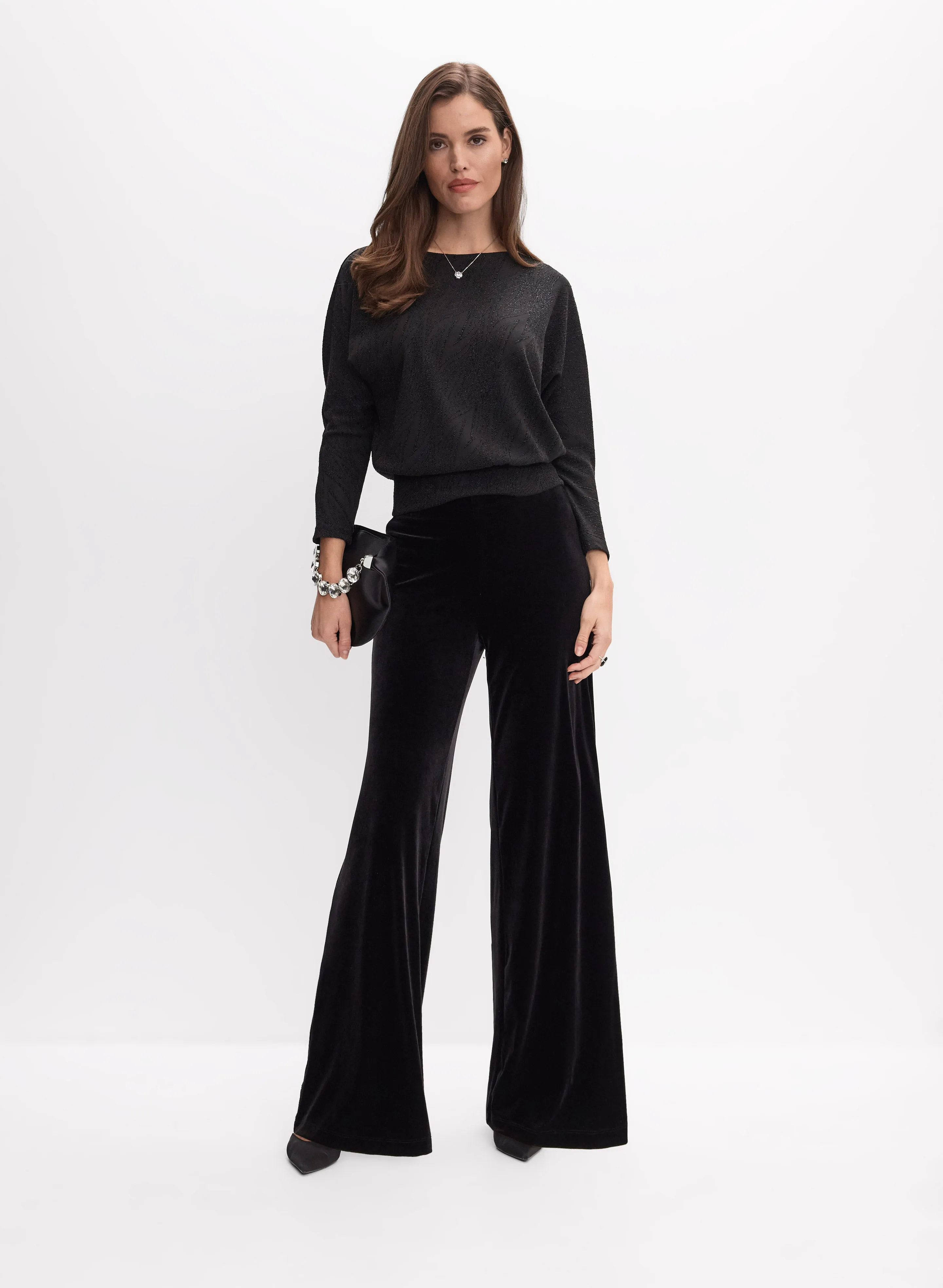 Tonal Metallic Motif Top sold by Melanie Lyne product image thumbnail 4