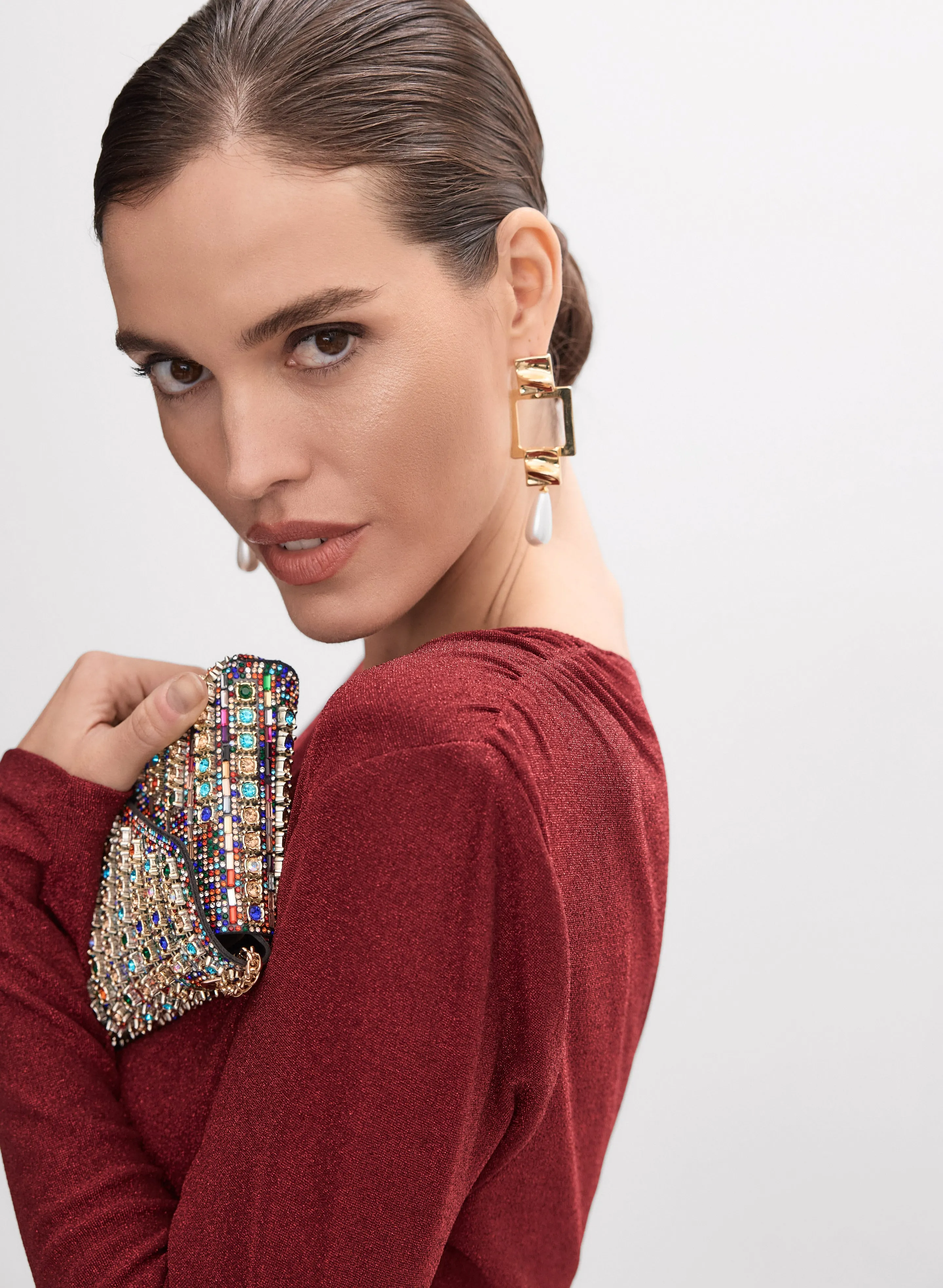 Joseph Ribkoff - Metallic Jumpsuit sold by Melanie Lyne product image thumbnail 5