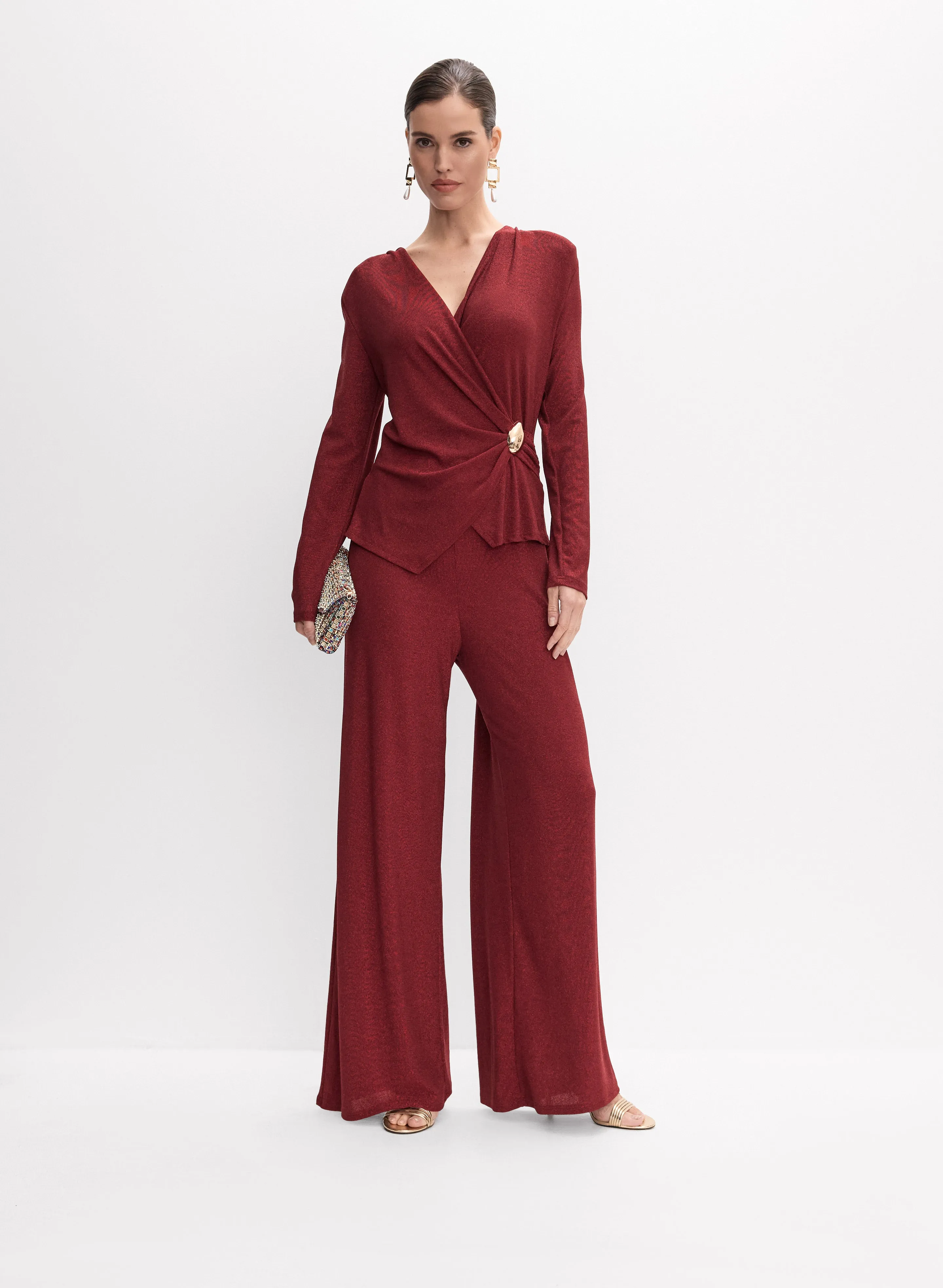 Joseph Ribkoff - Metallic Jumpsuit sold by Melanie Lyne