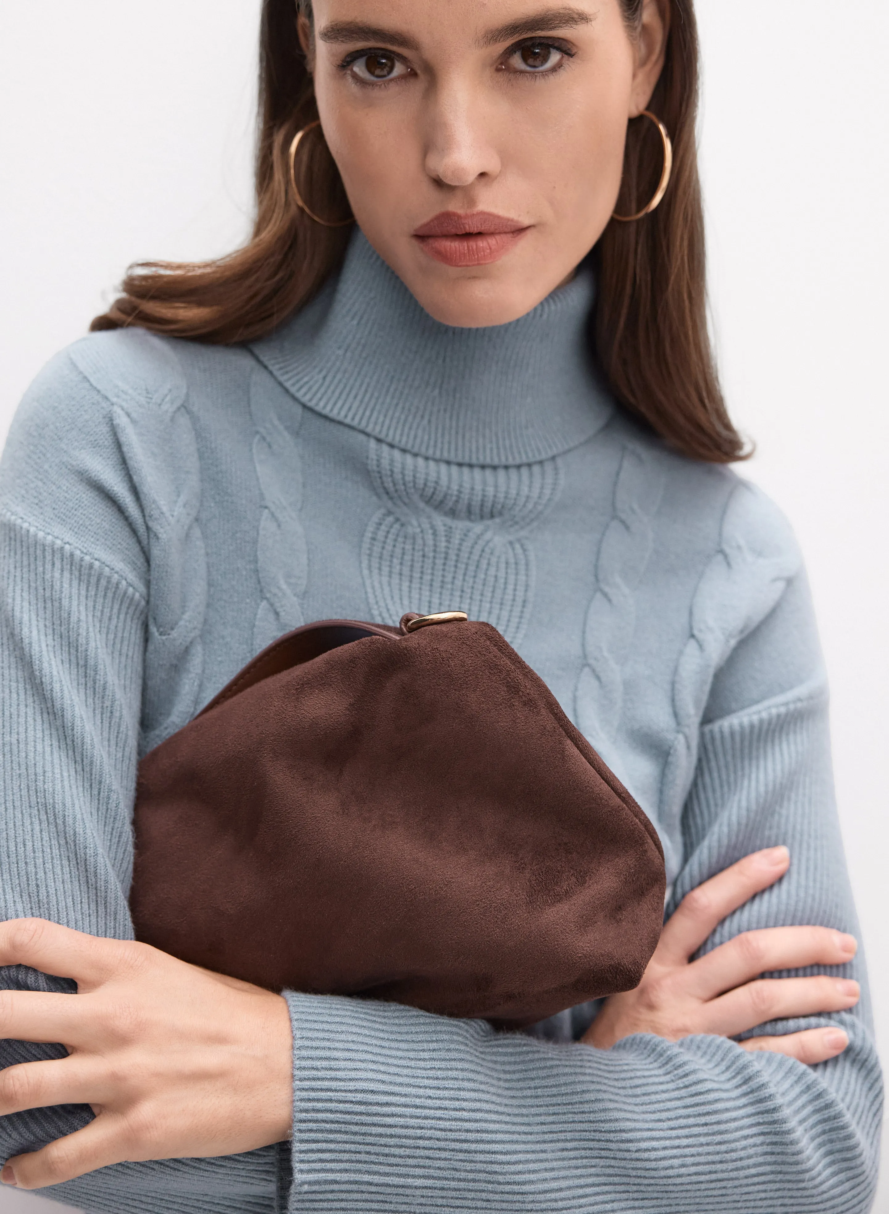 Cable Knit Turtleneck Sweater sold by Melanie Lyne product image thumbnail 2