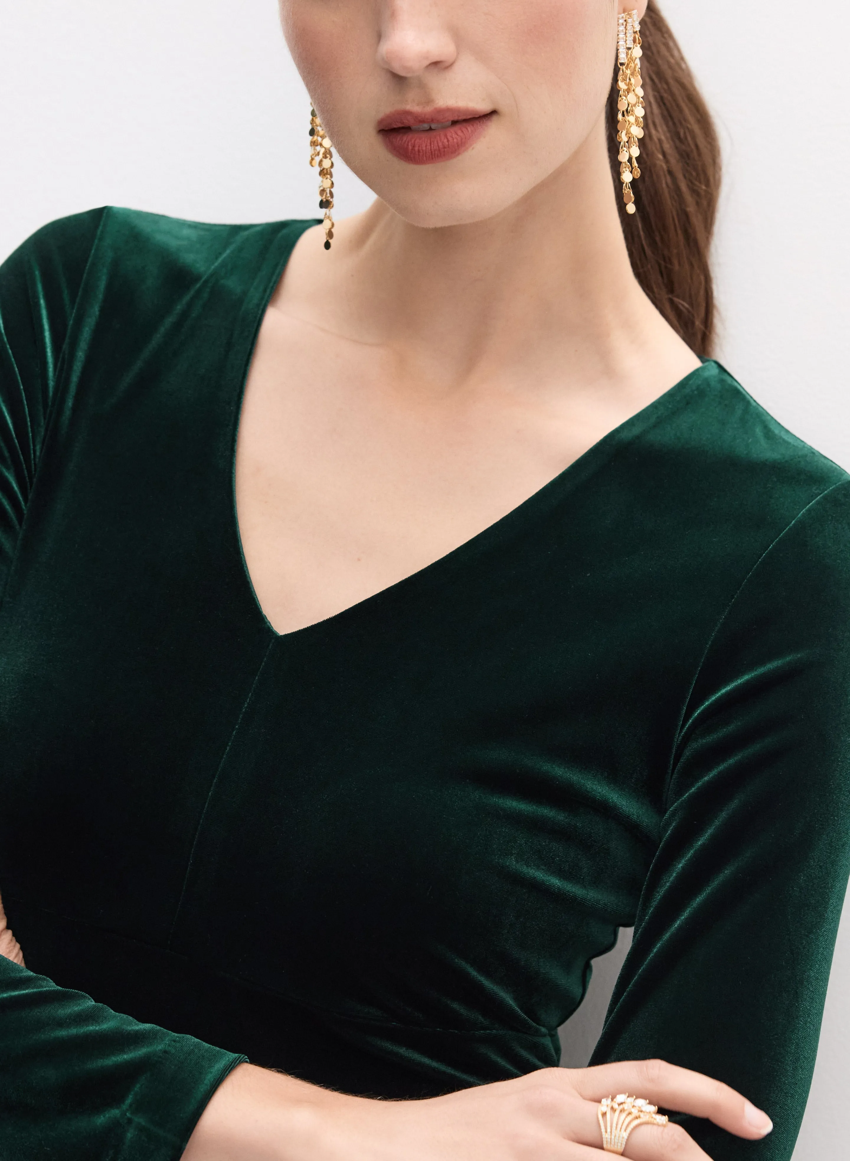 Fitted Velvet Dress sold by Melanie Lyne product image thumbnail 2