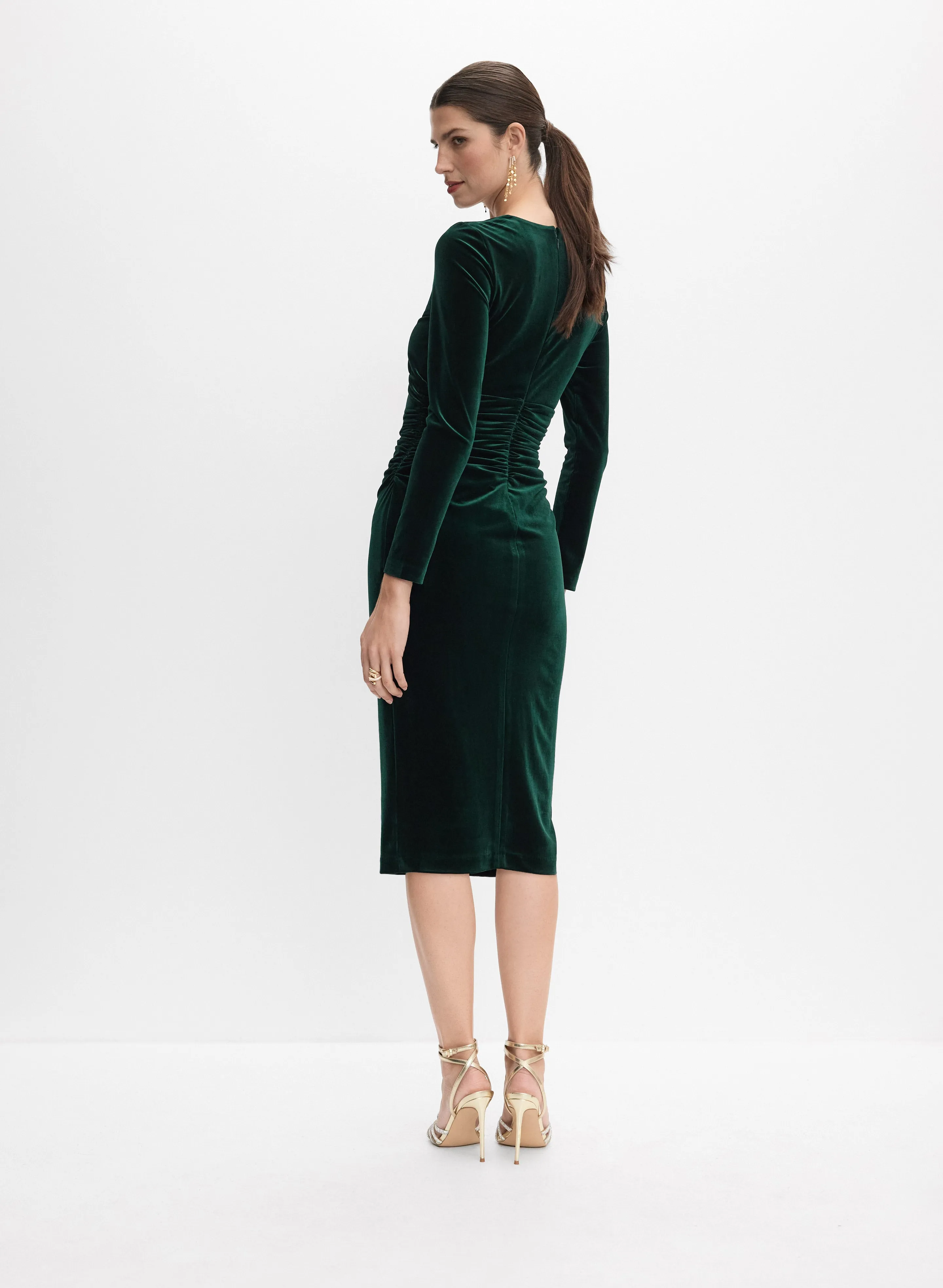 Fitted Velvet Dress sold by Melanie Lyne product image thumbnail 5