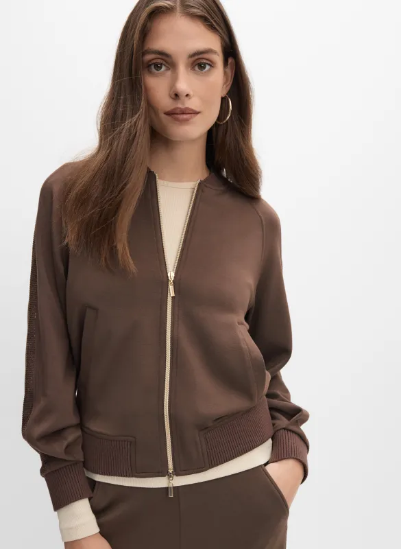 Embellished Zip-Up Jacket sold by Melanie Lyne