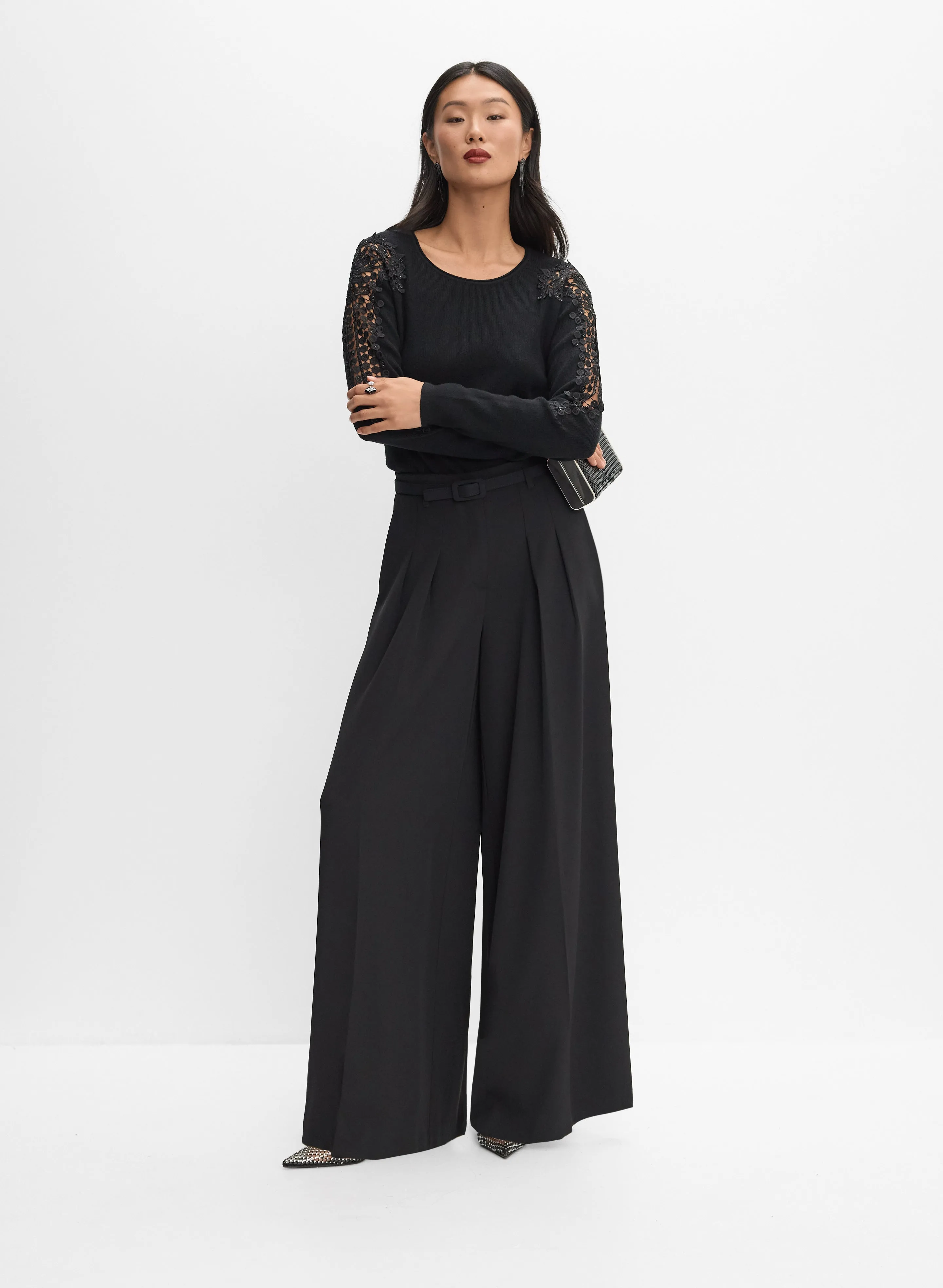 Lace Detail Pullover sold by Melanie Lyne product image thumbnail 3