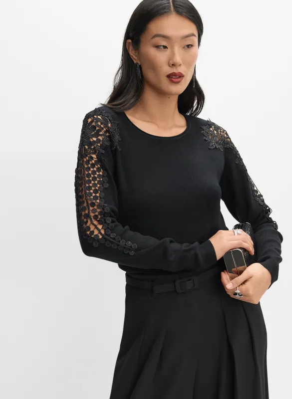 Lace Detail Pullover sold by Melanie Lyne