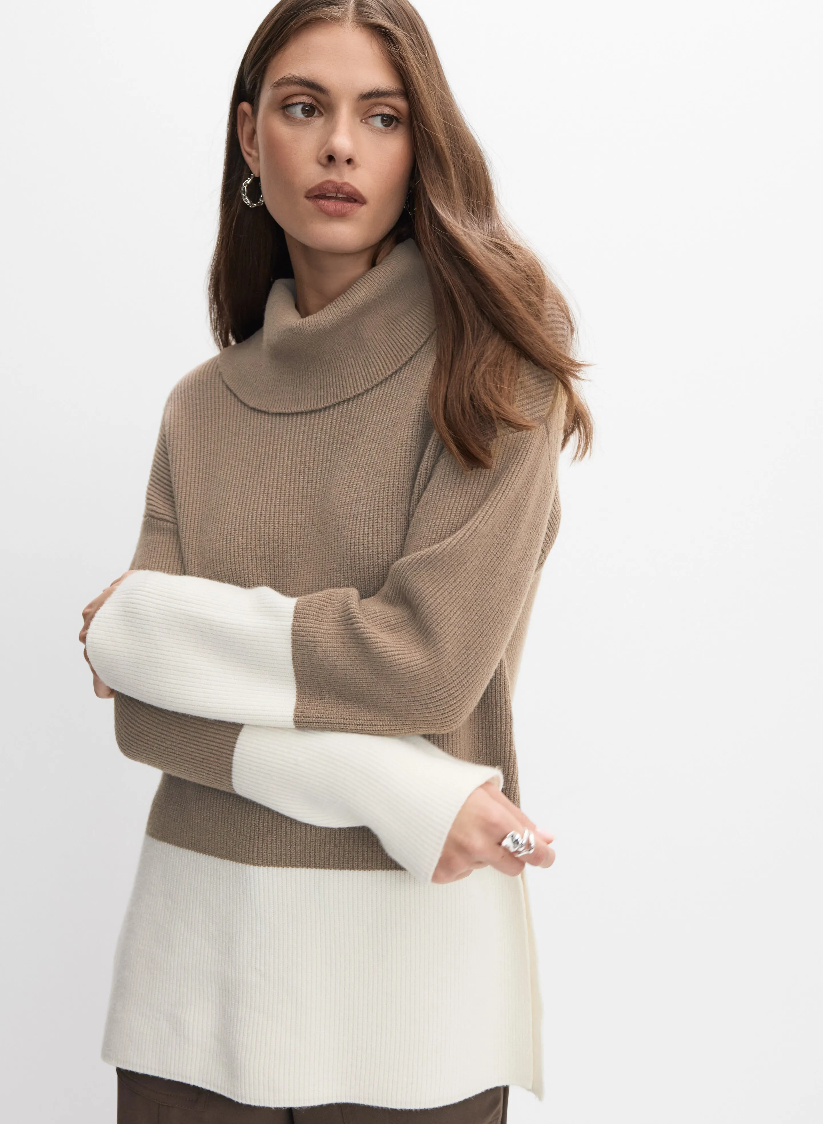 Colour Block Knit Tunic sold by Melanie Lyne