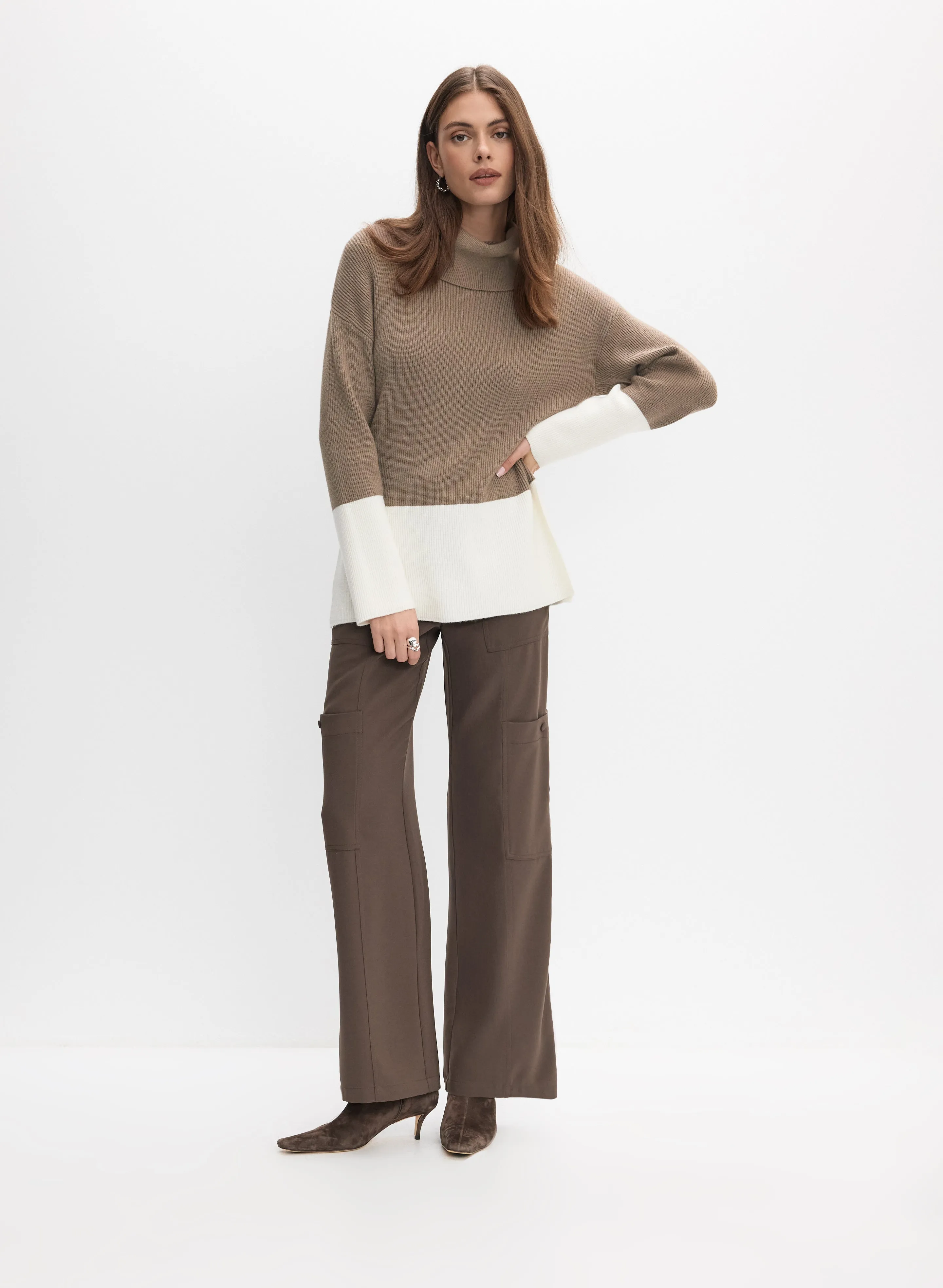 Colour Block Knit Tunic sold by Melanie Lyne product image thumbnail 3