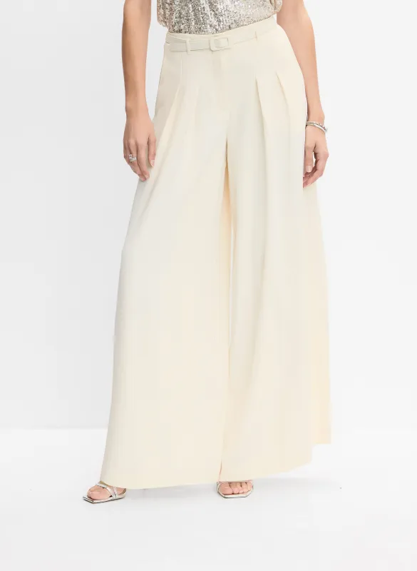 Belted Wide-Leg Pants sold by Melanie Lyne