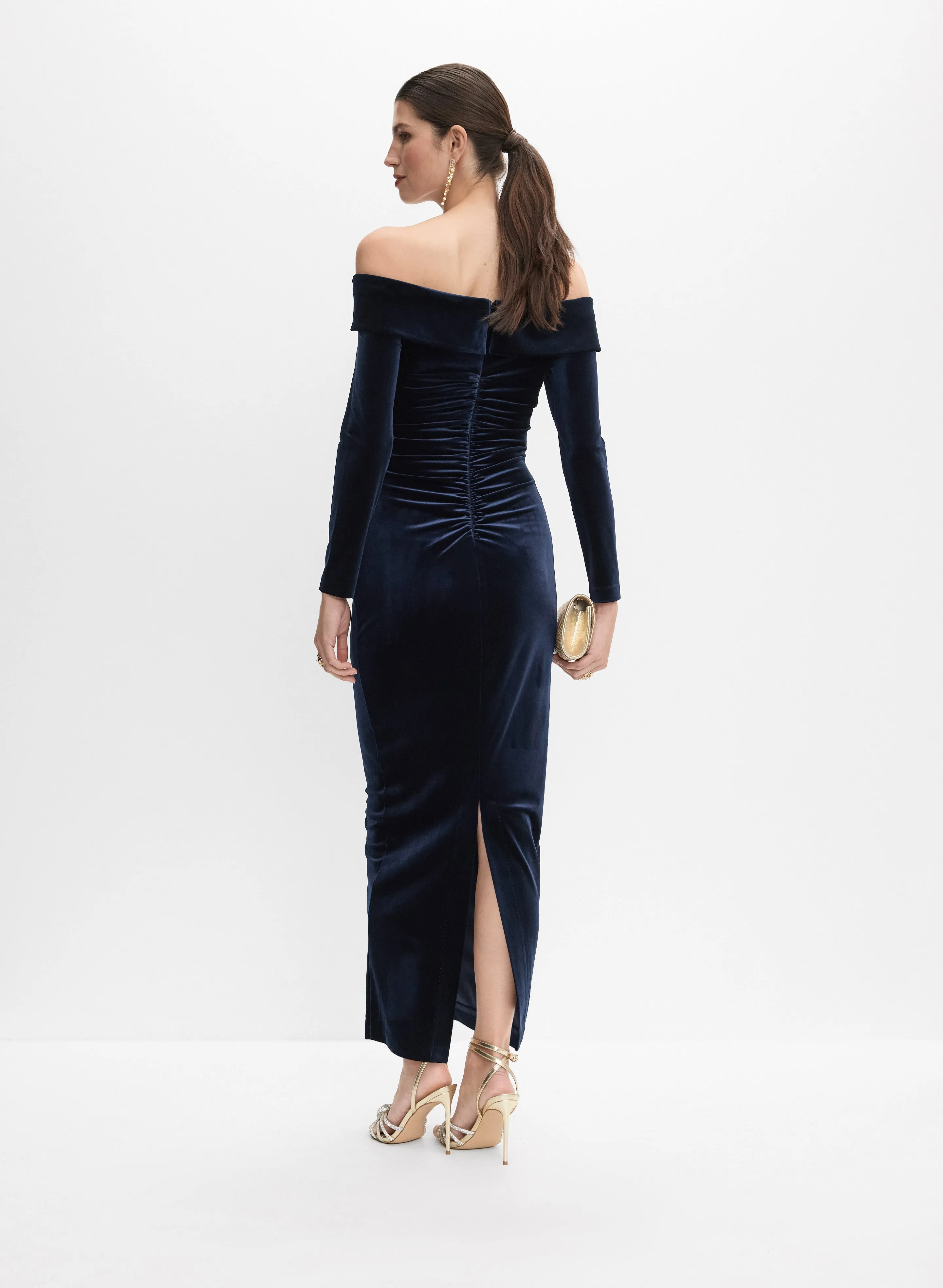 Velvet Midi Dress sold by Melanie Lyne product image thumbnail 4