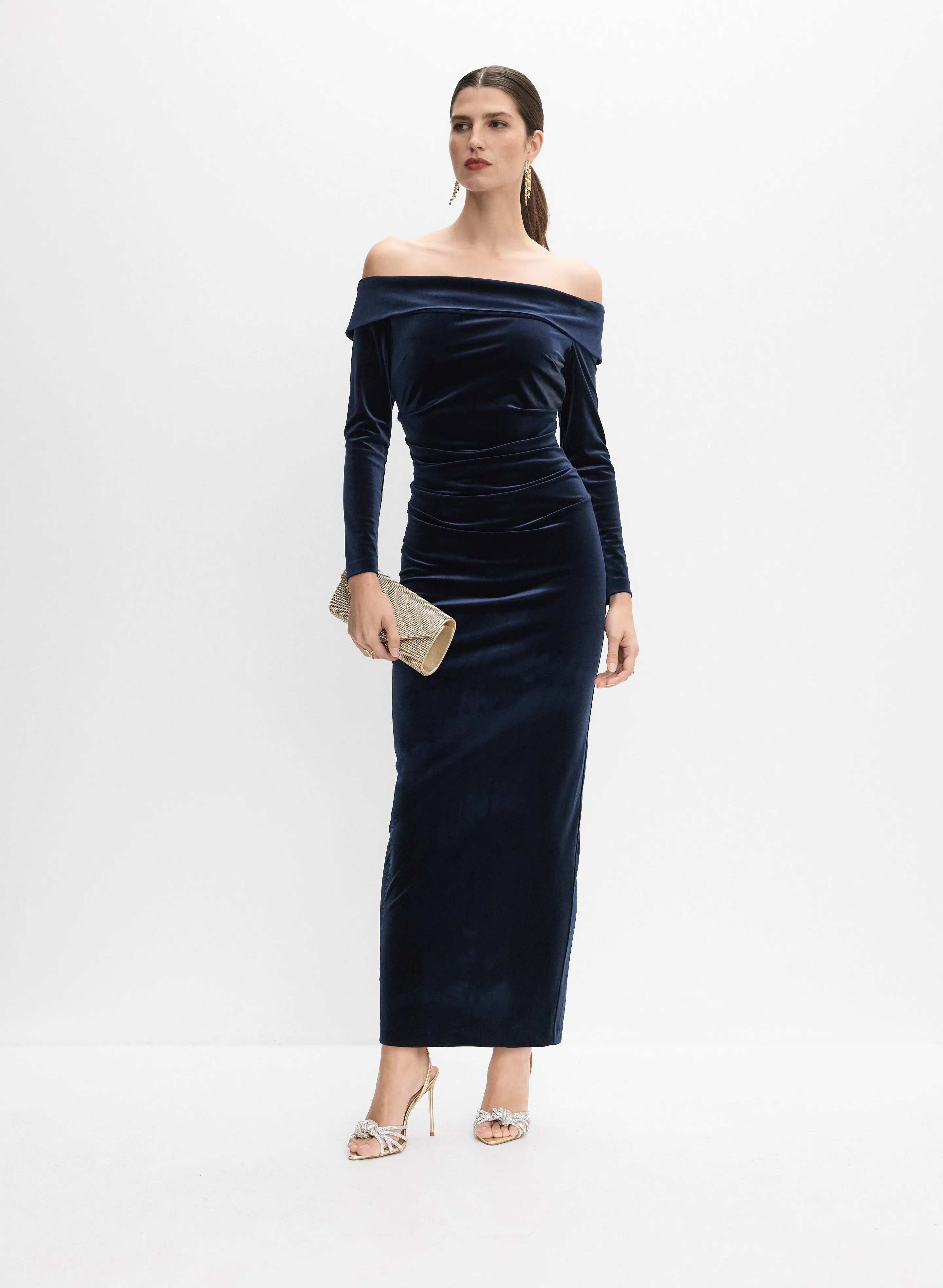 Velvet Midi Dress sold by Melanie Lyne