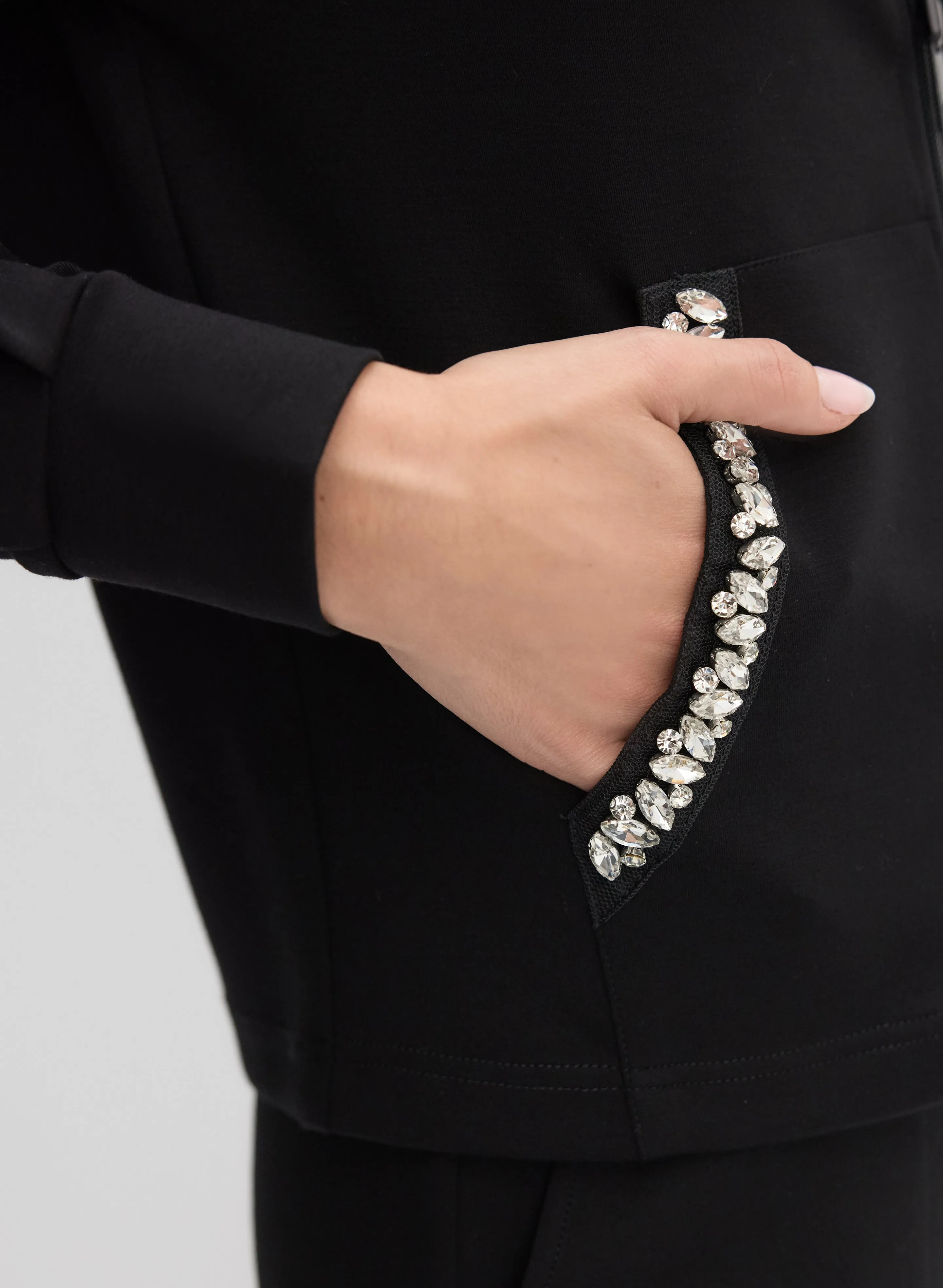 Rhinestone Trim Jacket sold by Melanie Lyne product image thumbnail 3