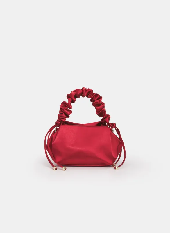 Satin Top Handle Clutch sold by Melanie Lyne