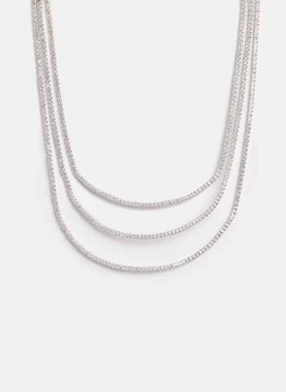 Multi-Strand Crystal Necklace sold by Melanie Lyne