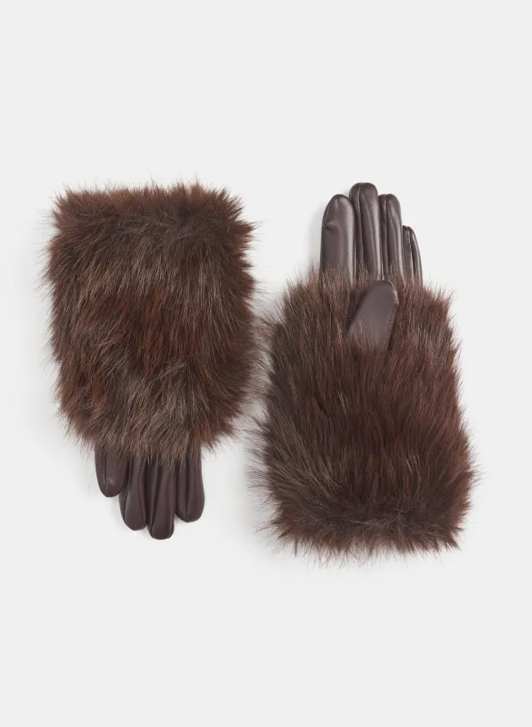 Faux-Fur Gloves sold by Melanie Lyne