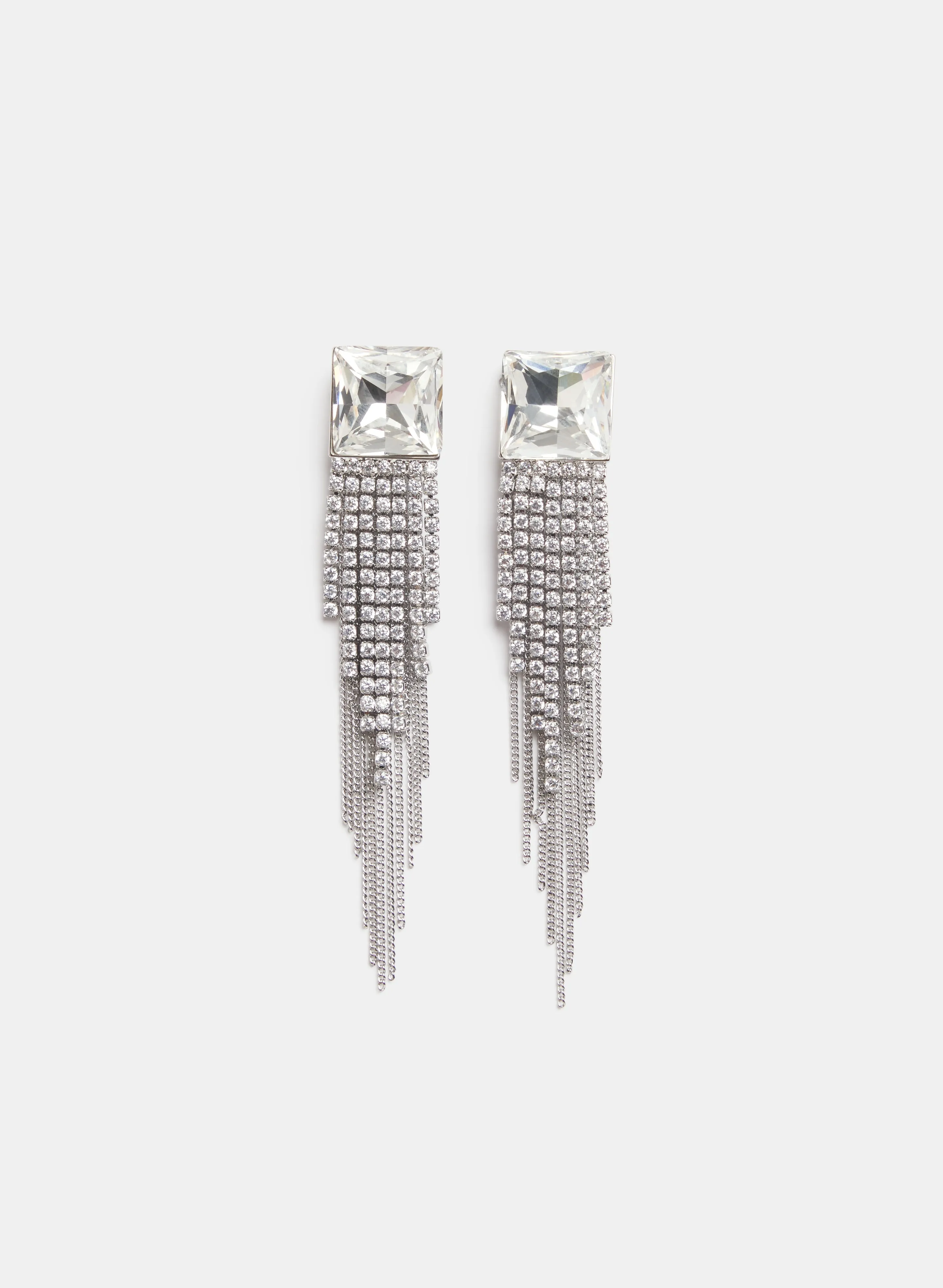 Fringed Cubic Zirconia Earrings sold by Melanie Lyne
