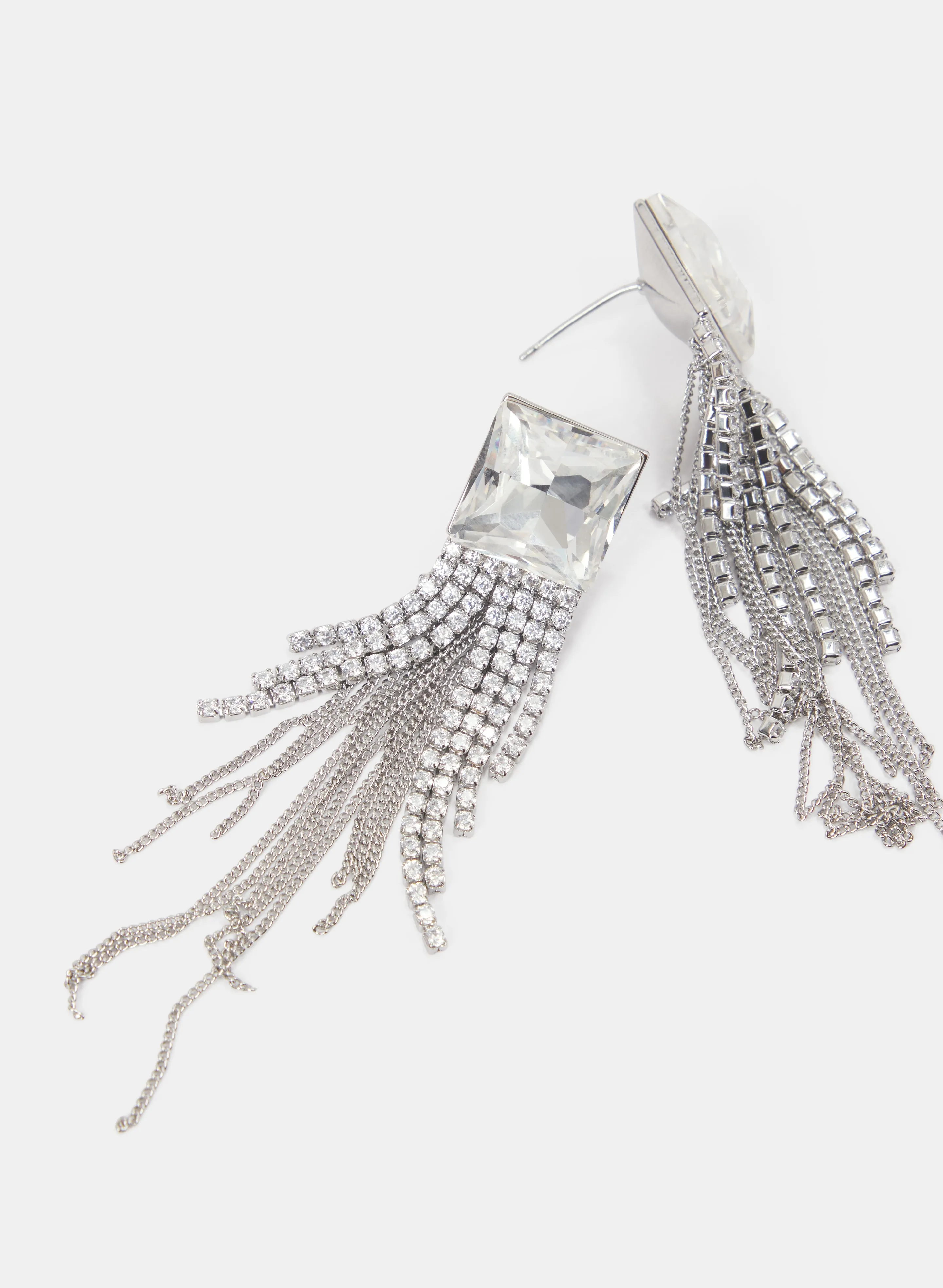 Fringed Cubic Zirconia Earrings sold by Melanie Lyne product image thumbnail 2