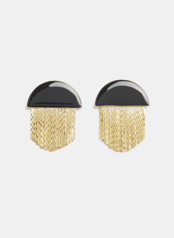 Chain Fringe Earrings sold by Melanie Lyne