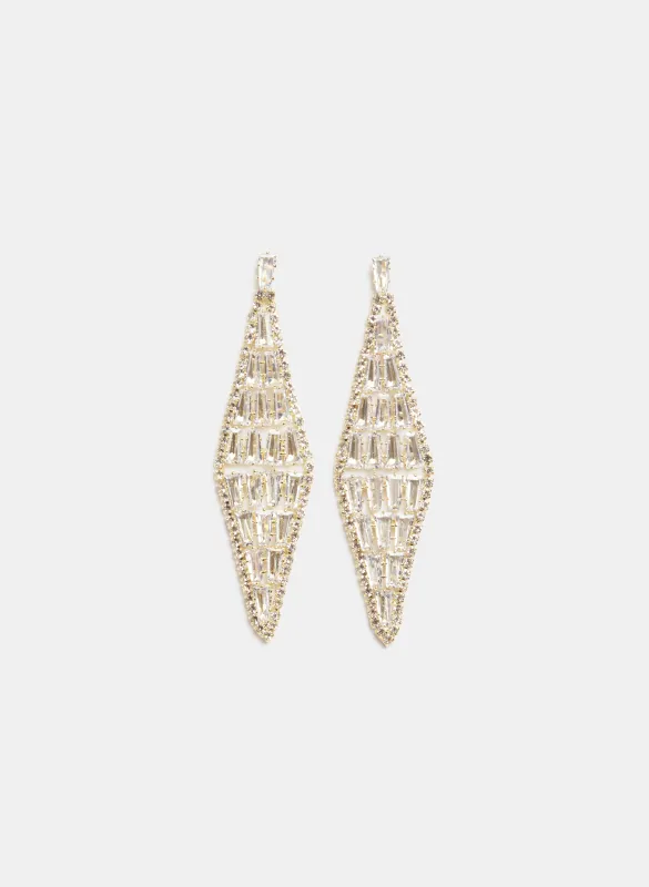Baguette Chandelier Earrings sold by Melanie Lyne