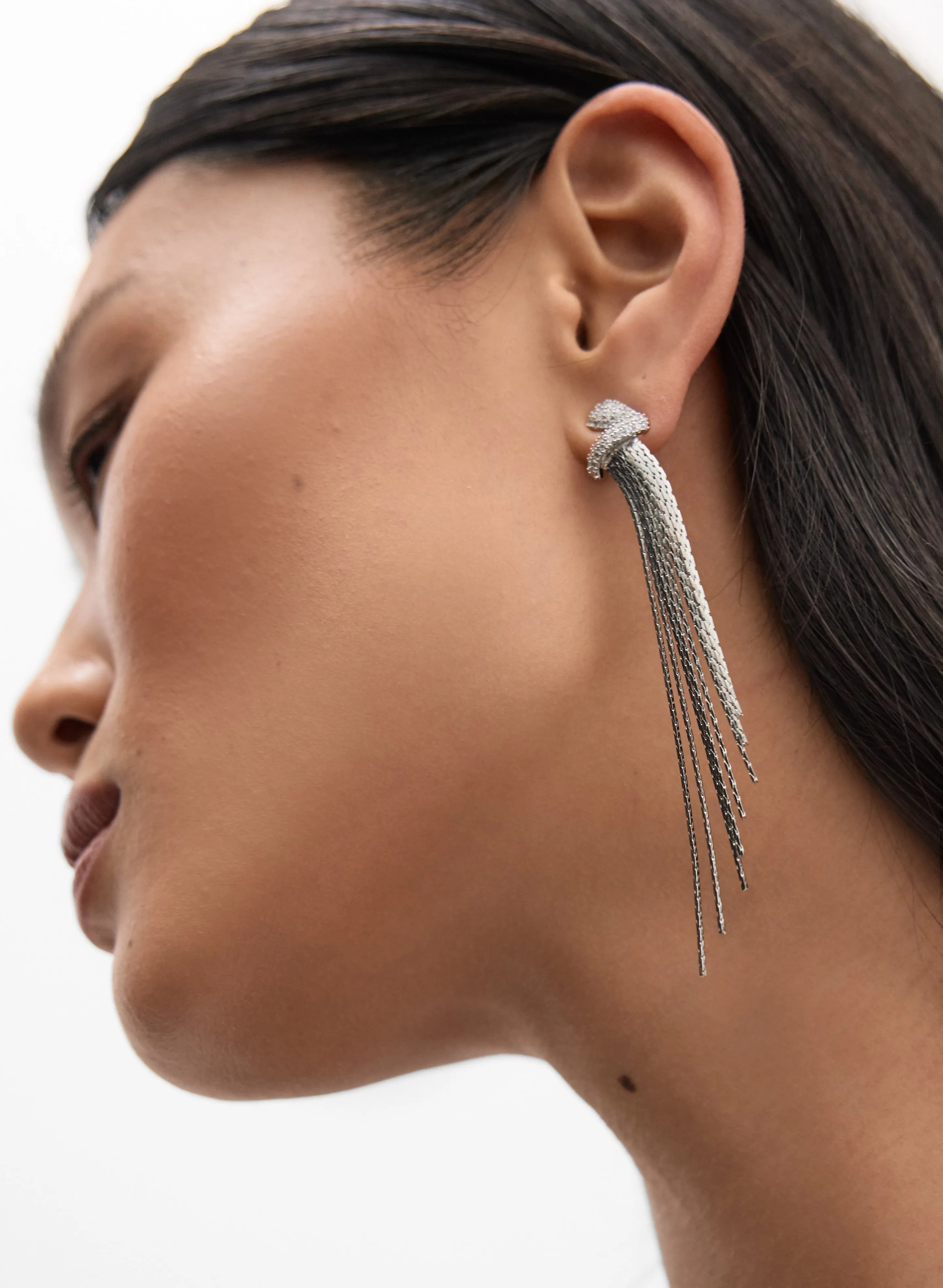 Chain Cascade Earrings sold by Melanie Lyne product image thumbnail 3