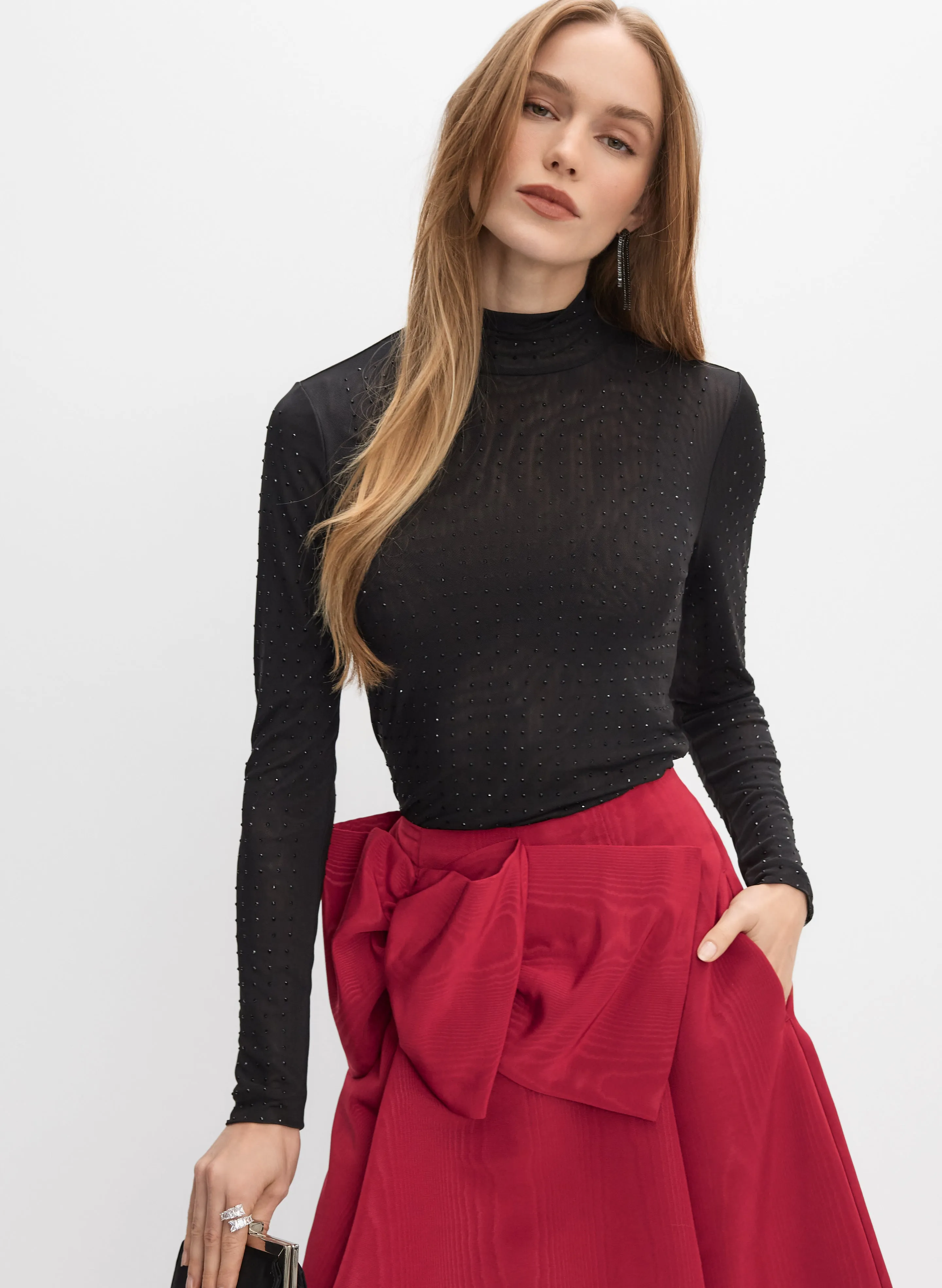 Rhinestone Embellished Top sold by Melanie Lyne