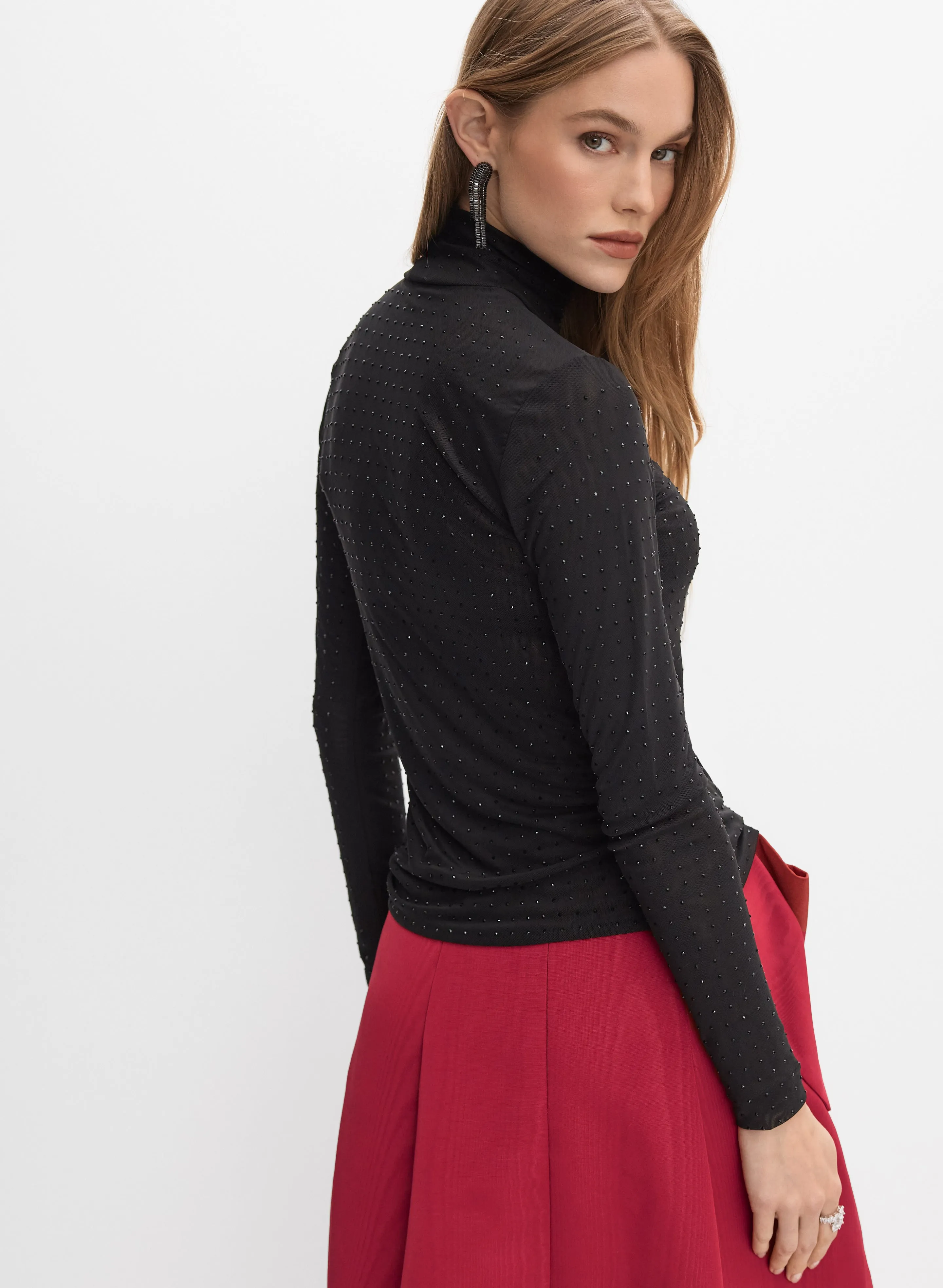 Rhinestone Embellished Top sold by Melanie Lyne product image thumbnail 4