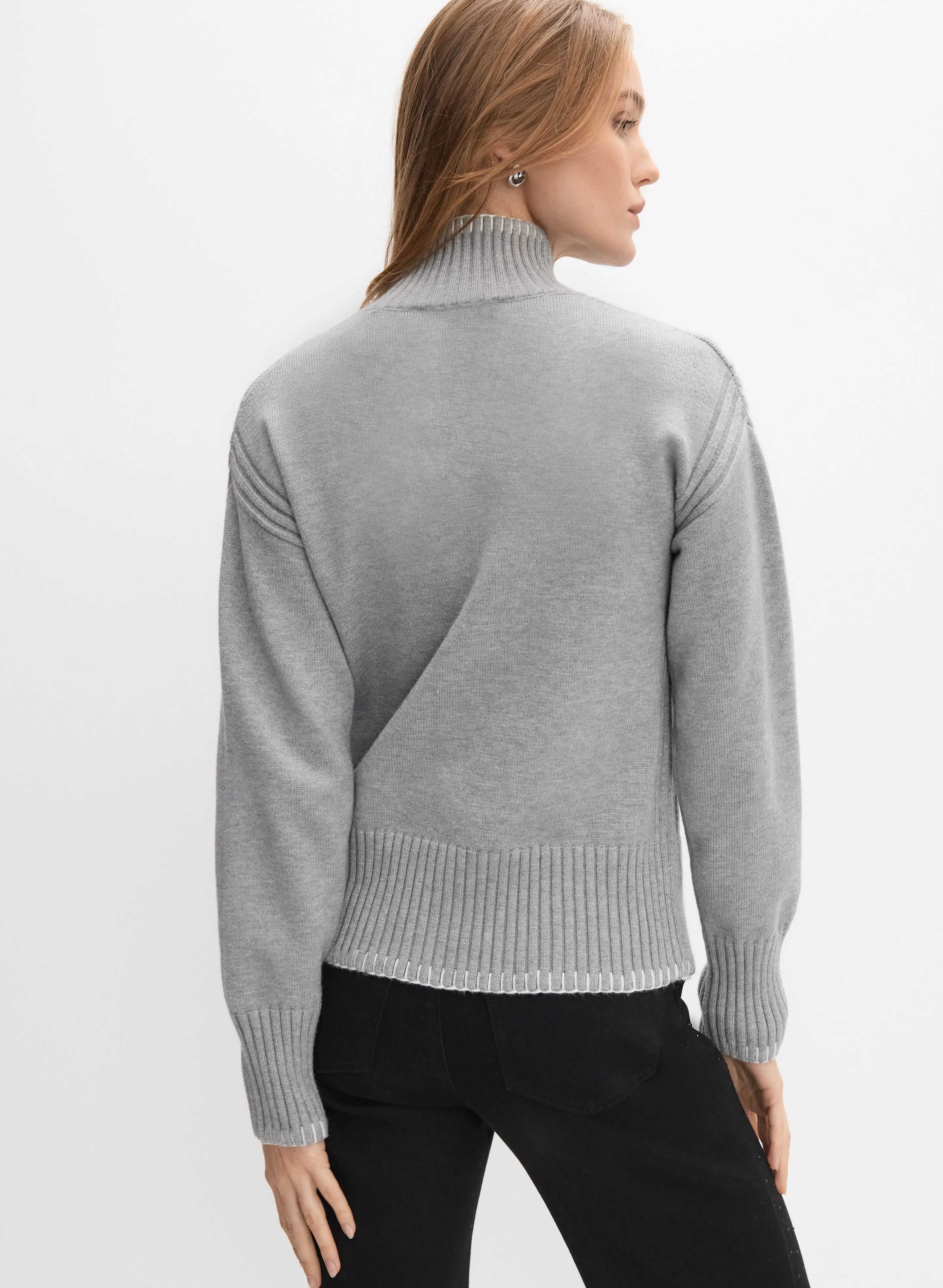 Contrast Stitch Sweater sold by Melanie Lyne product image thumbnail 3