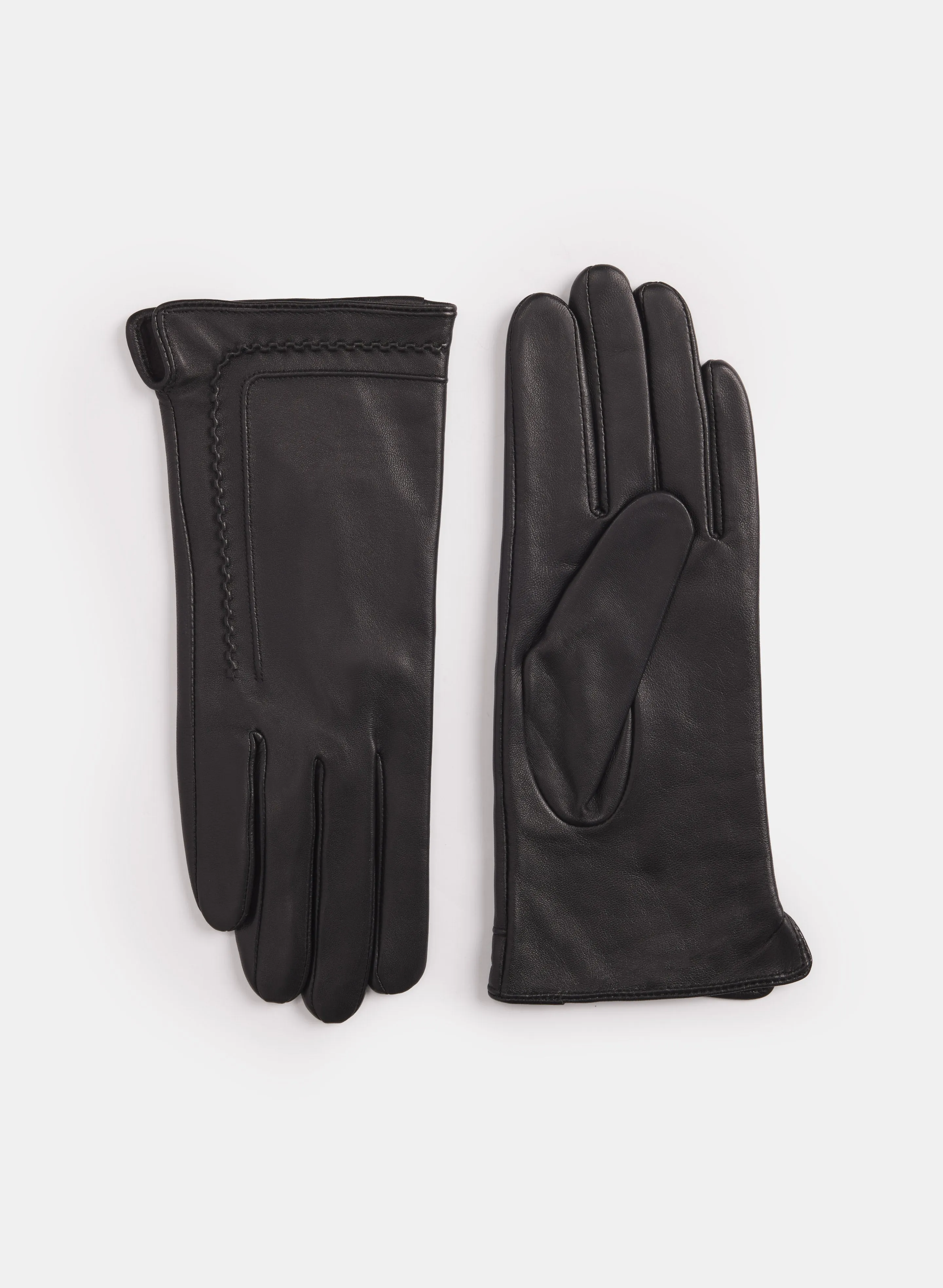 Topstitched Leather Gloves sold by Melanie Lyne