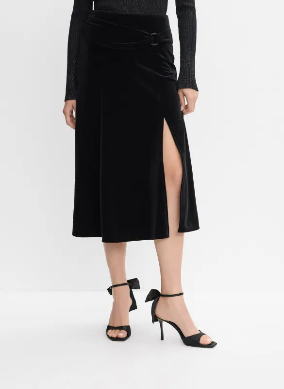 Velvet Midi Skirt sold by Melanie Lyne