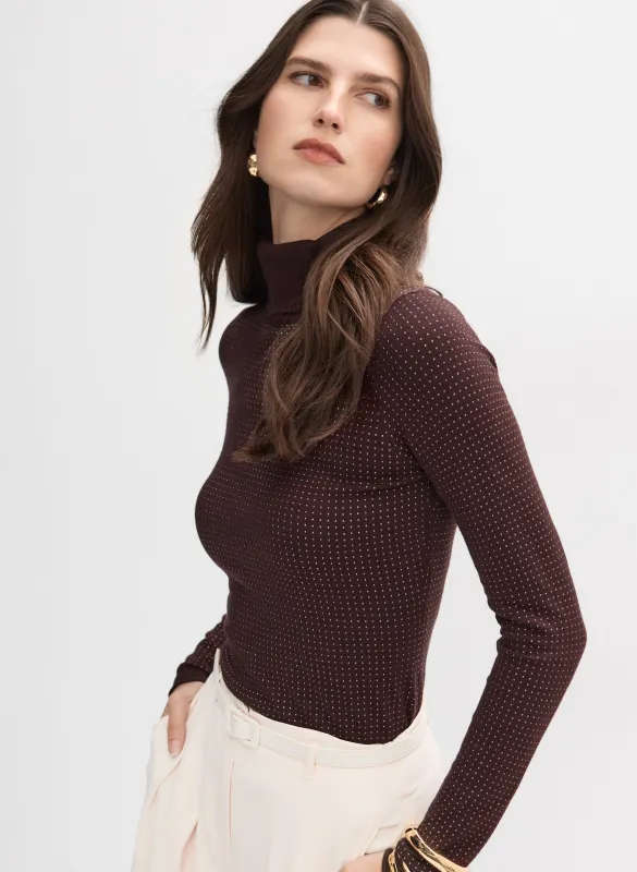 Tonal Rhinestone Embellished Sweater sold by Melanie Lyne