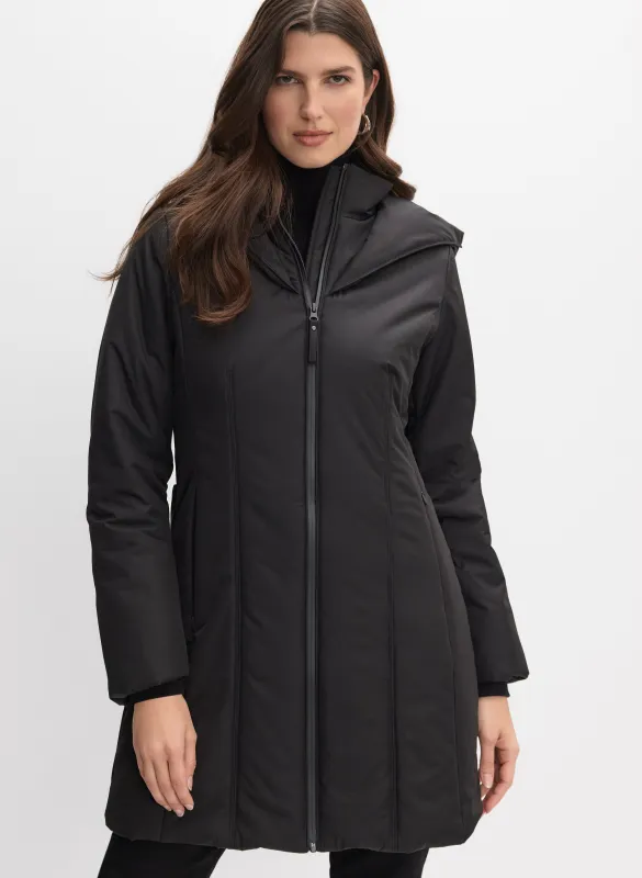 Zip Puffer Coat sold by Melanie Lyne