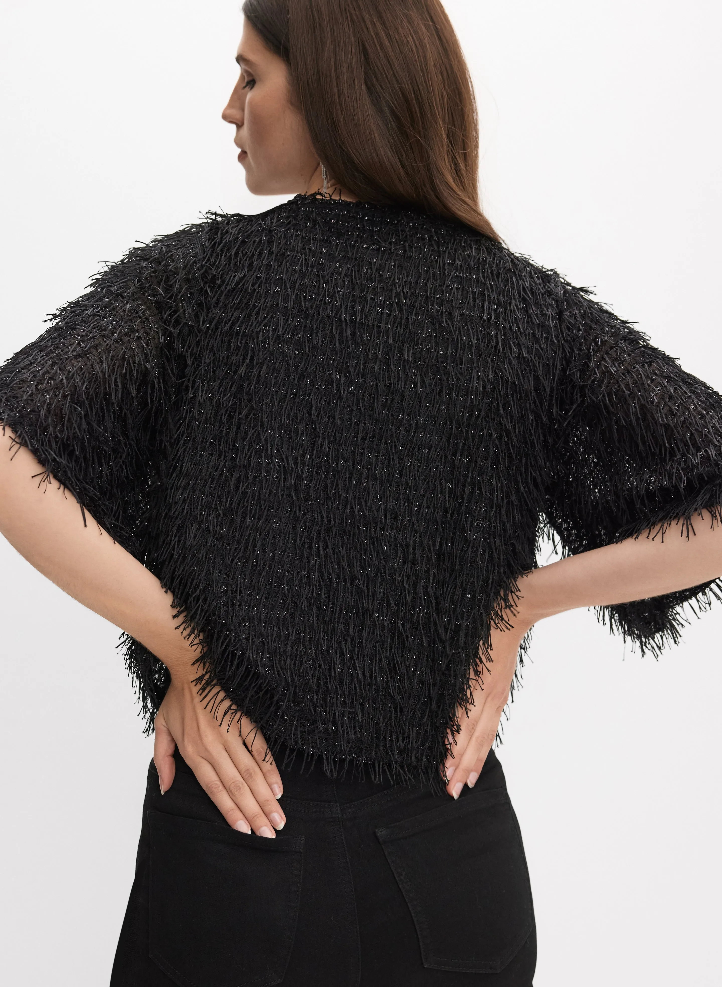 Joseph Ribkoff - Fringe Blouse sold by Melanie Lyne product image thumbnail 4