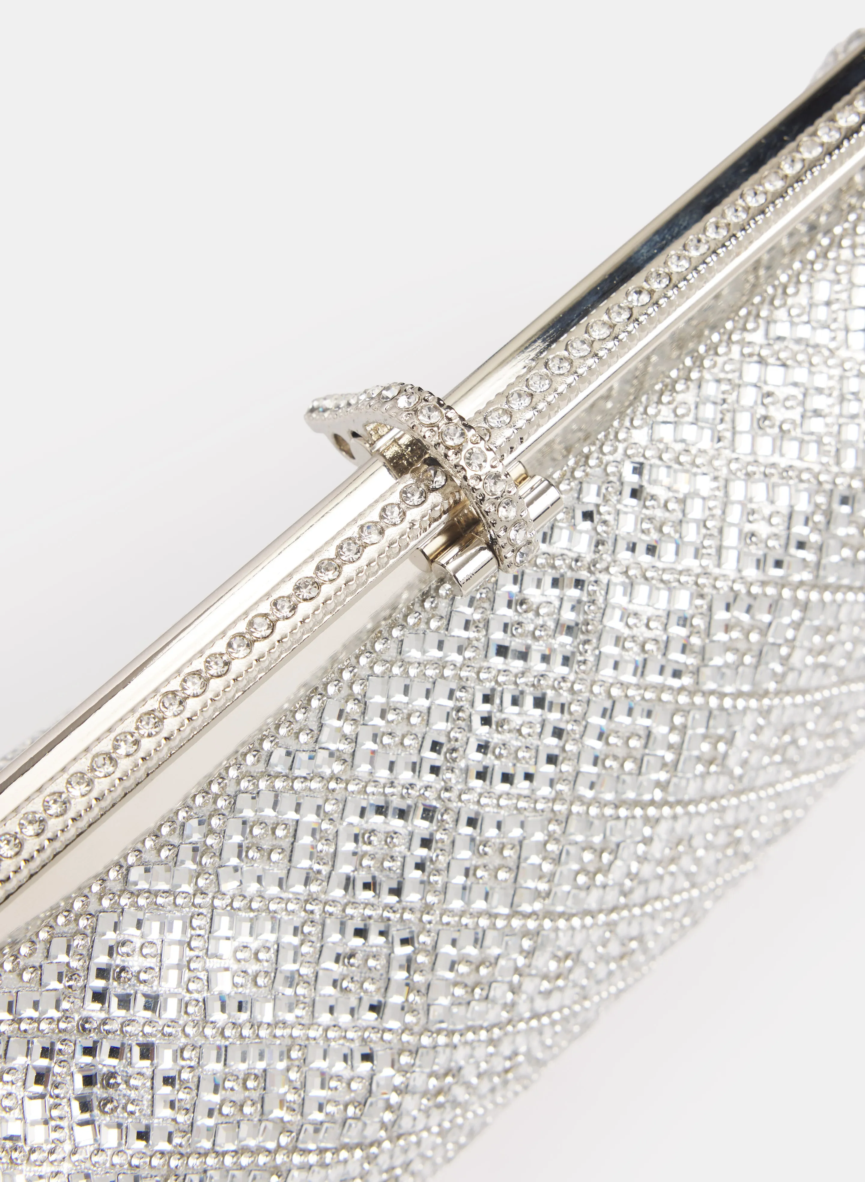 Rhinestone Metallic Clutch sold by Melanie Lyne product image thumbnail 2