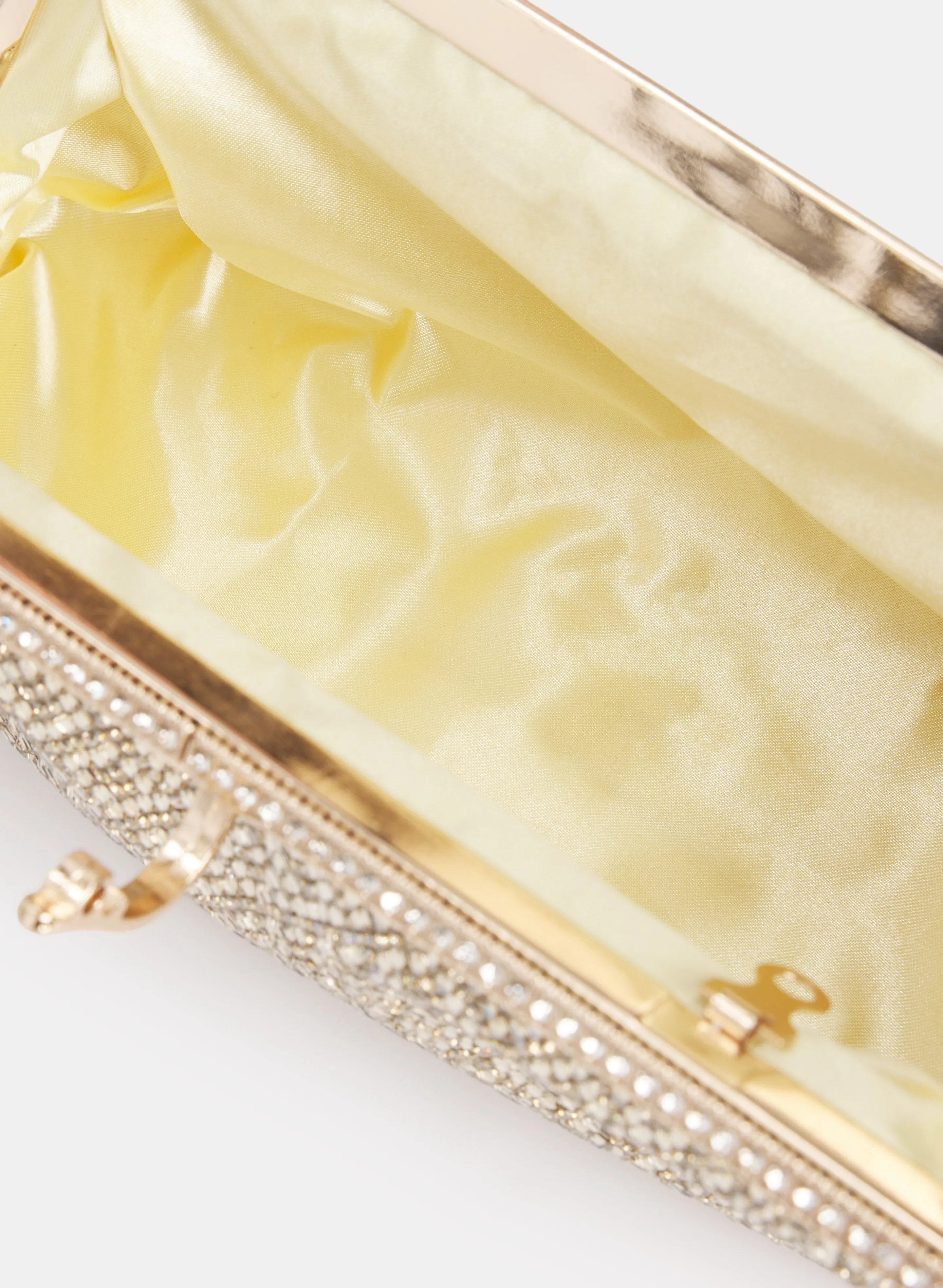 Rhinestone Metallic Clutch sold by Melanie Lyne product image thumbnail 4