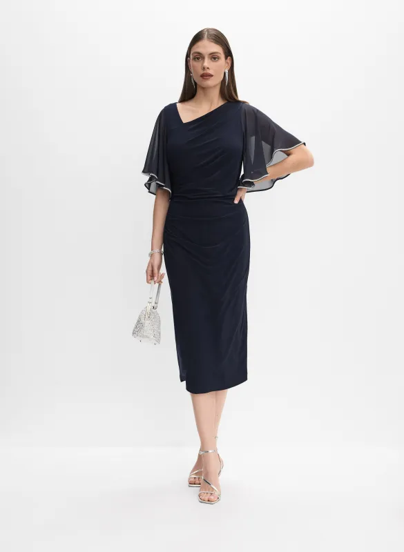 Joseph Ribkoff - Ruched Dress made by Melanie Lyne