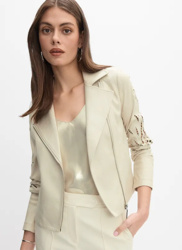 Joseph Ribkoff - Cutout Sleeve Jacket made by Melanie Lyne