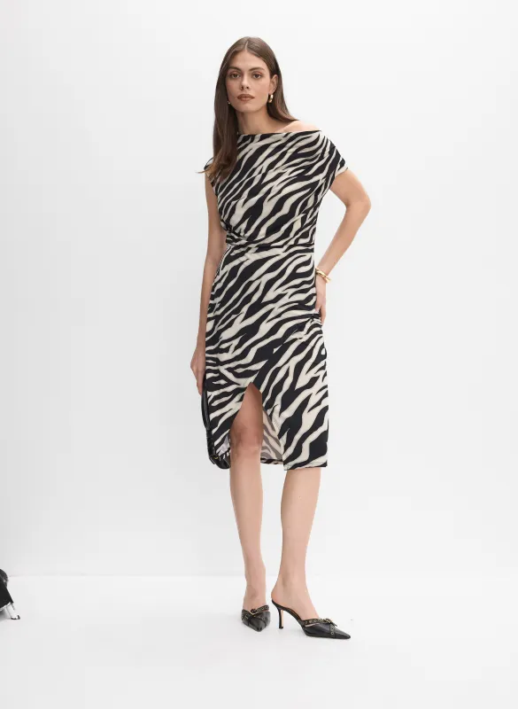 Joseph Ribkoff - Zebra Print Dress made by Melanie Lyne