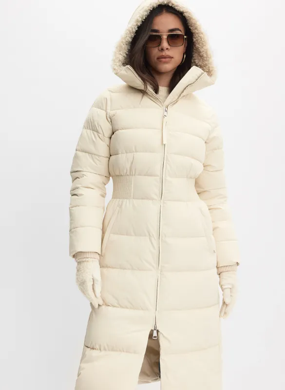 Long Puffer Coat sold by Melanie Lyne