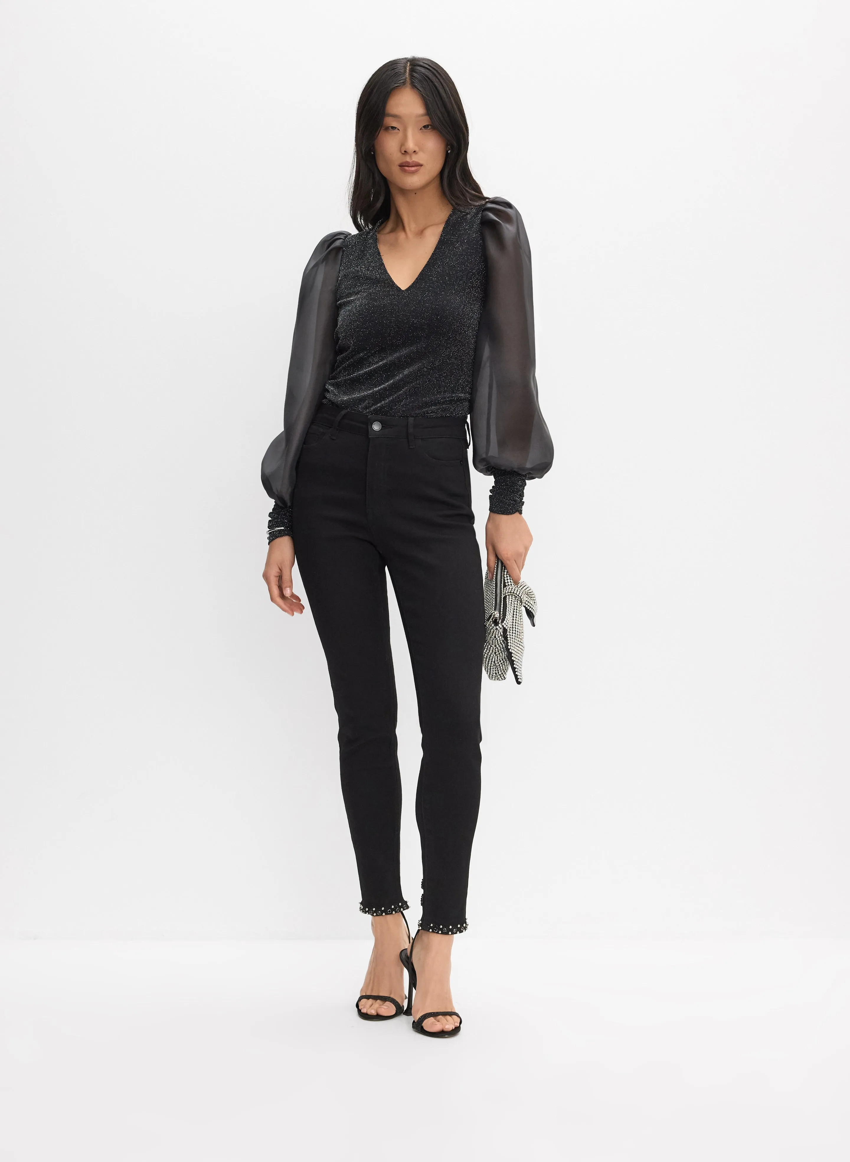 Chiffon Balloon Sleeve Tunic sold by Melanie Lyne product image thumbnail 3