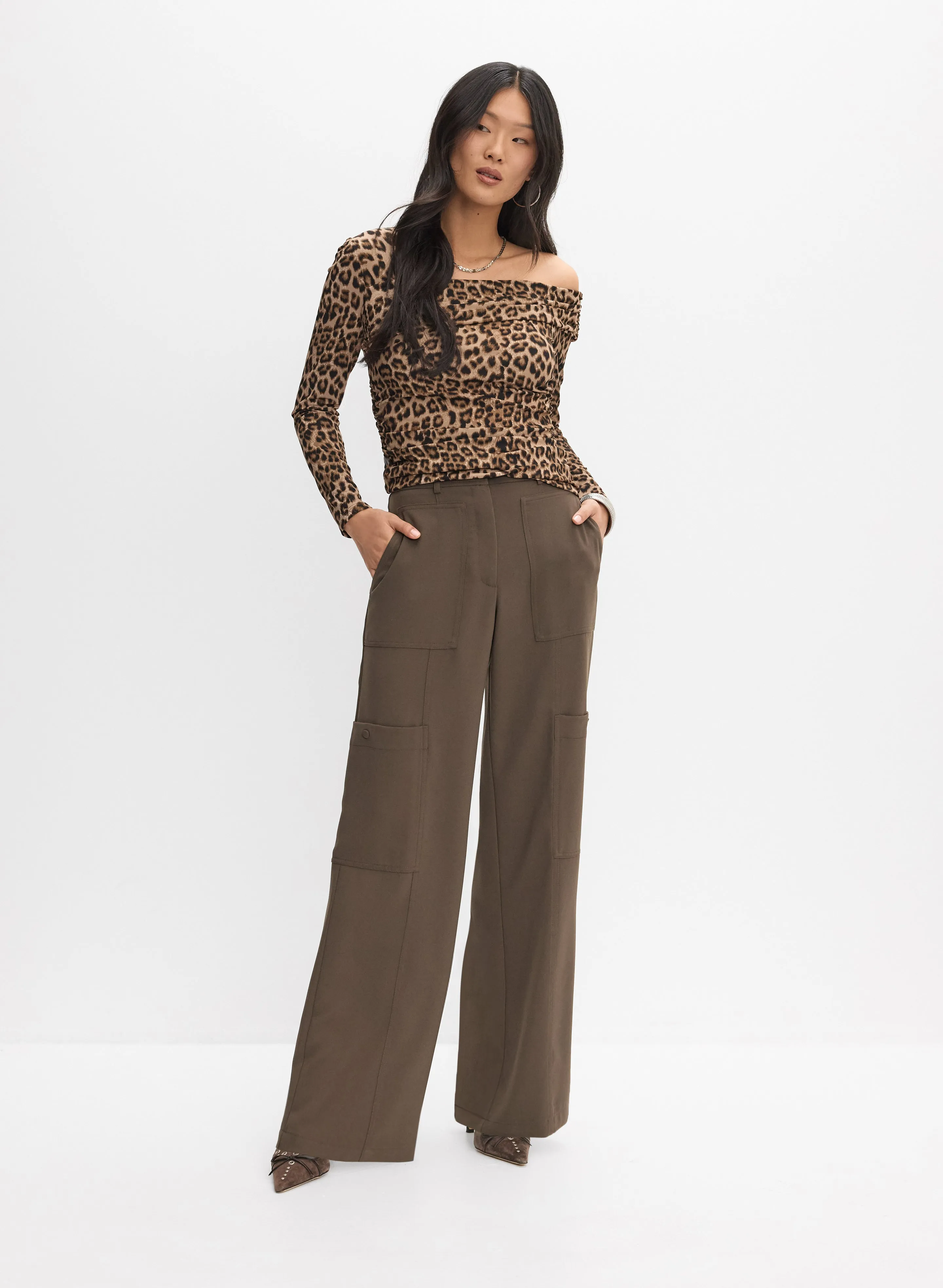 Leopard Print Top sold by Melanie Lyne product image thumbnail 3