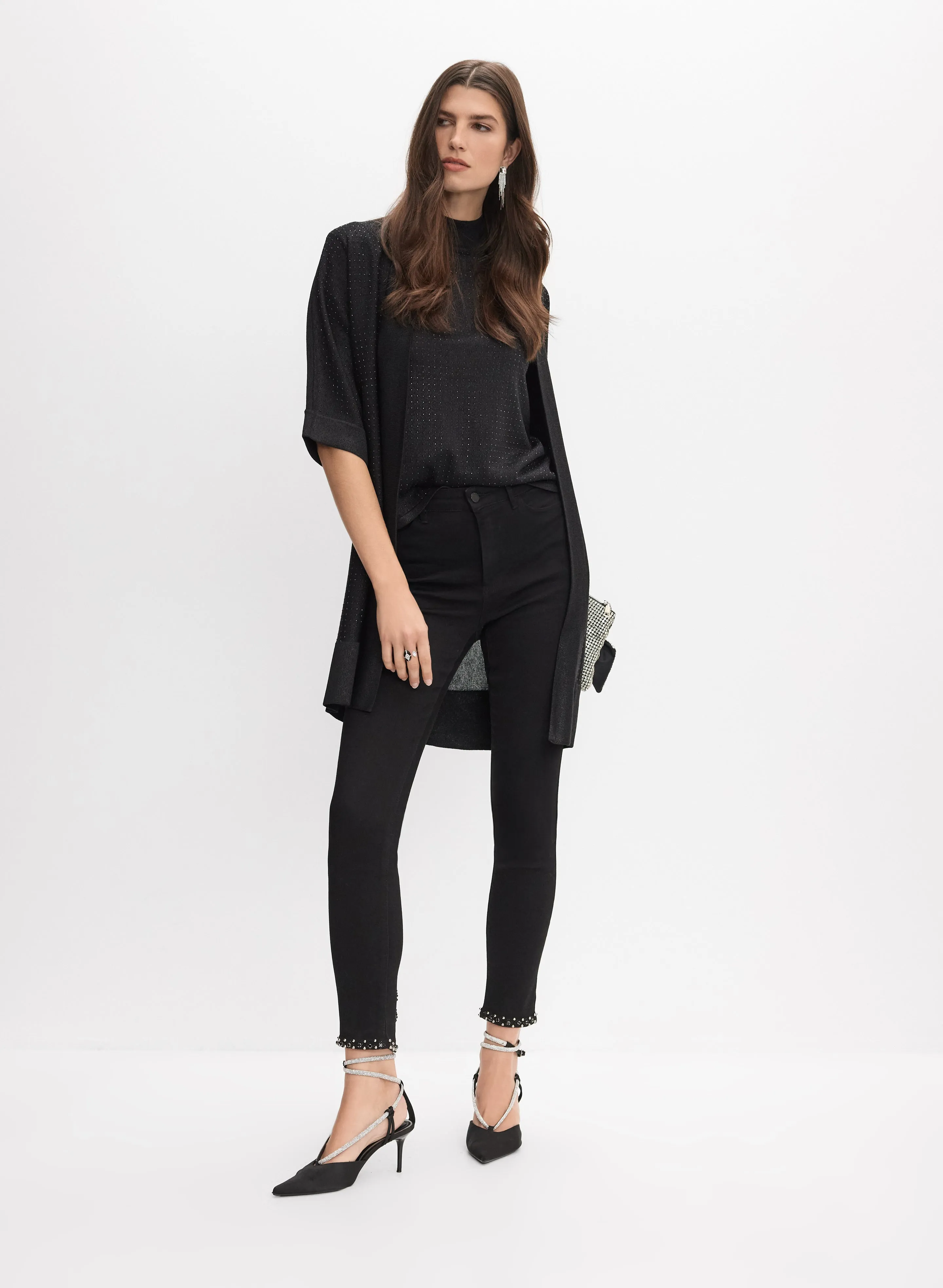 Joseph Ribkoff - Rhinestone Cardigan sold by Melanie Lyne product image thumbnail 3