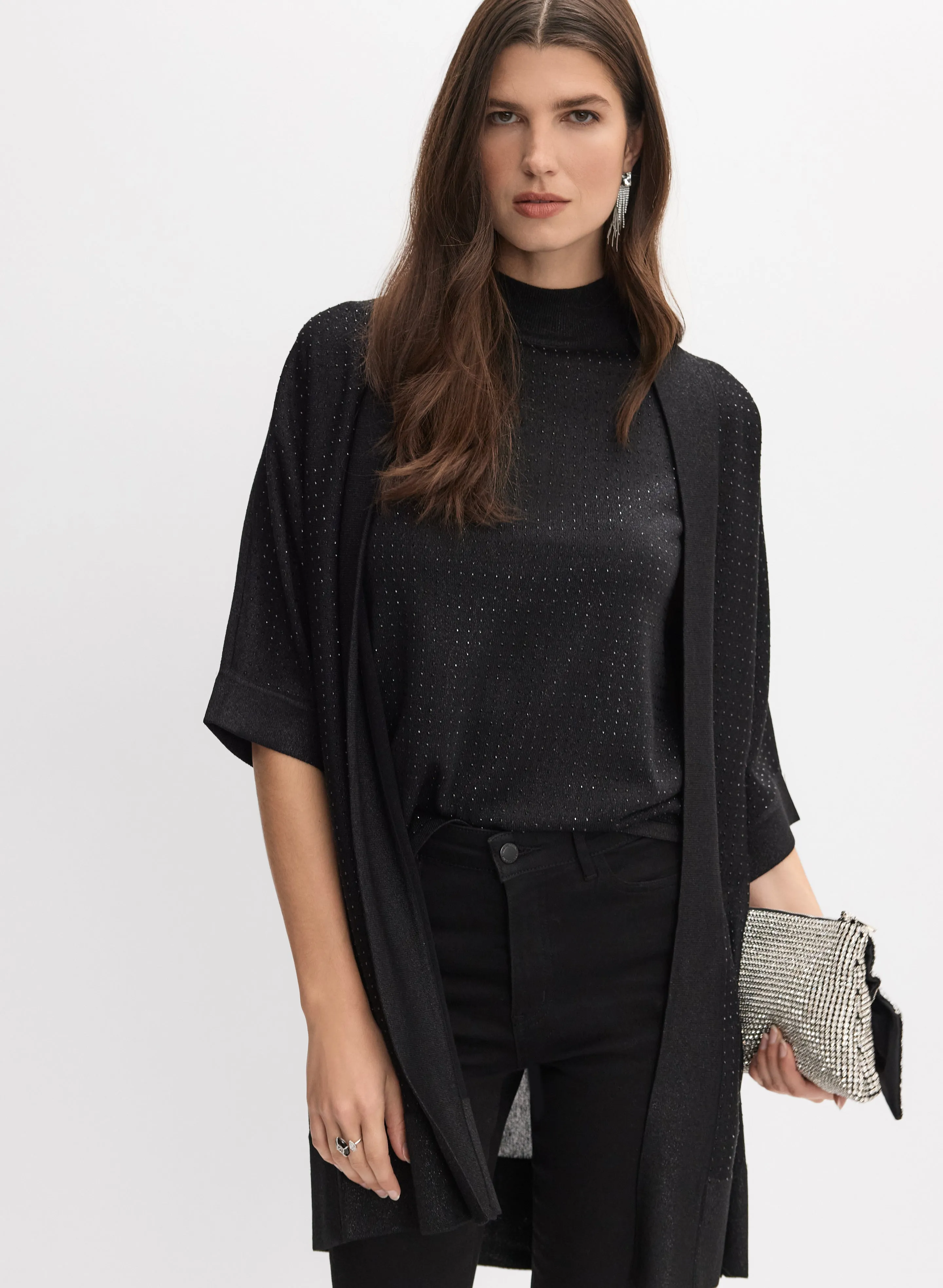 Joseph Ribkoff - Rhinestone Cardigan sold by Melanie Lyne