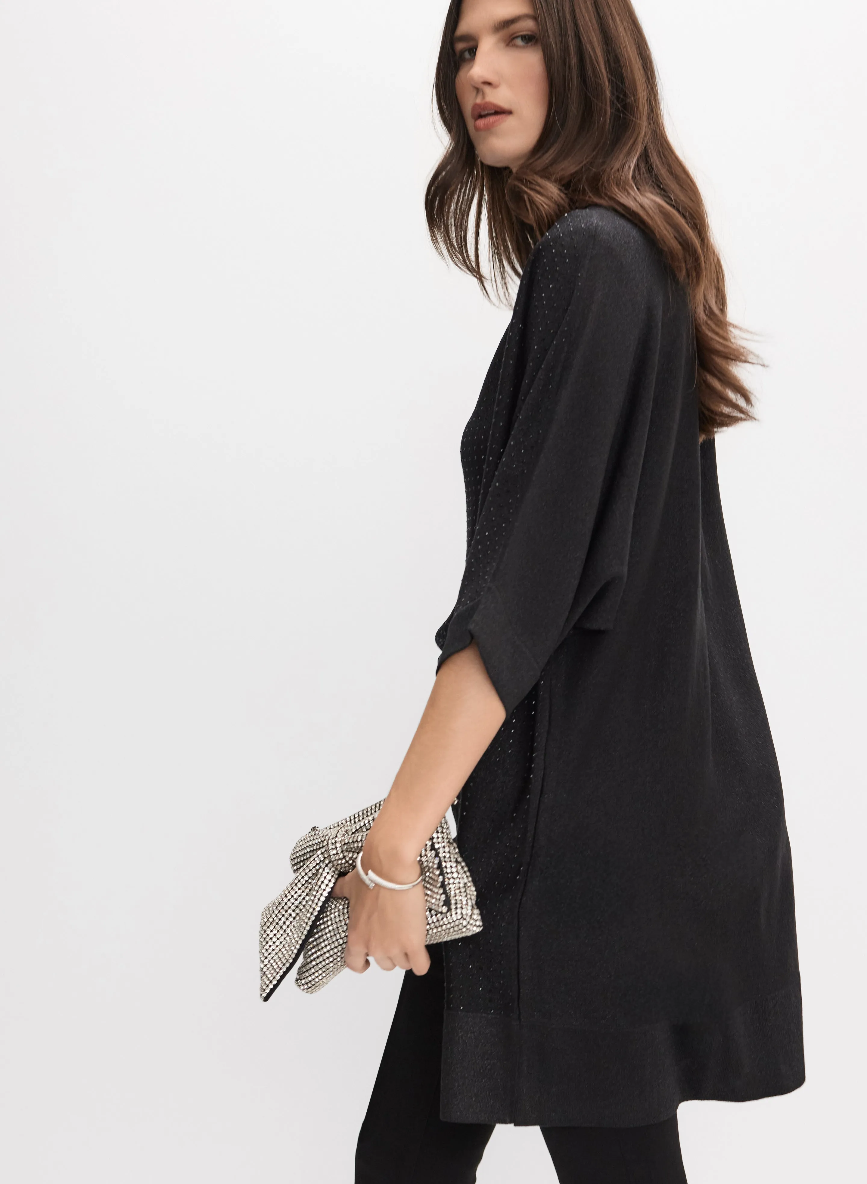 Joseph Ribkoff - Rhinestone Cardigan sold by Melanie Lyne product image thumbnail 5