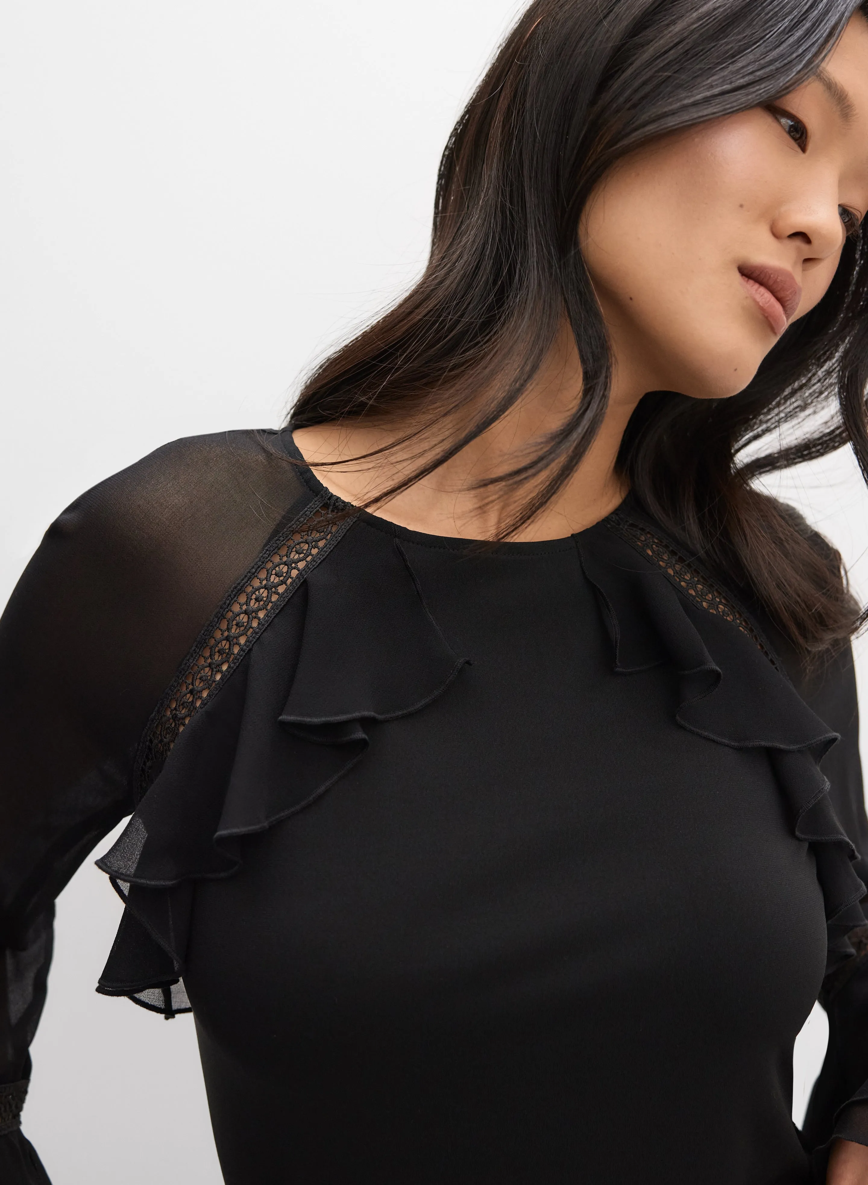 Chiffon Bell Sleeve Top sold by Melanie Lyne product image thumbnail 2