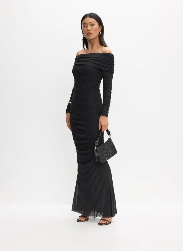 Ruched Off-The-Shoulder Dress sold by Melanie Lyne