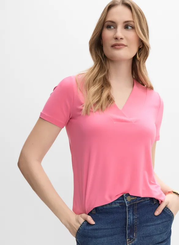 Joseph Ribkoff - Jersey V-Neck Top sold by Melanie Lyne