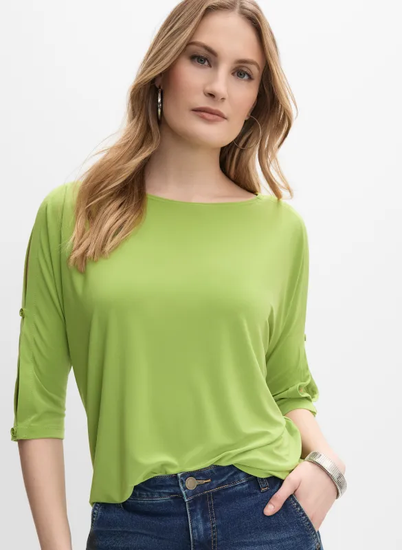 Joseph Ribkoff - Split Sleeve Top sold by Melanie Lyne