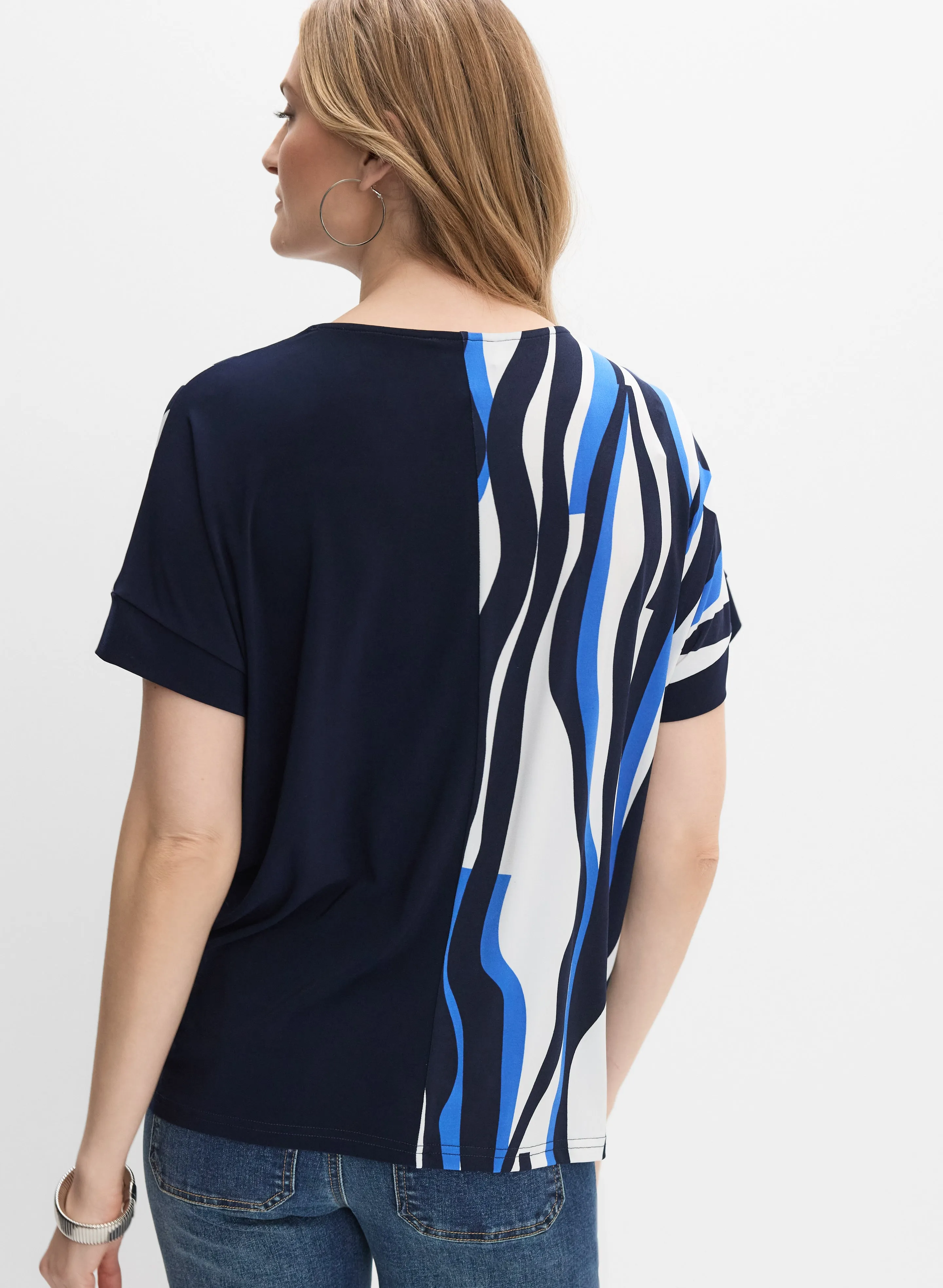 Joseph Ribkoff - Abstract Jersey Top sold by Melanie Lyne product image thumbnail 4