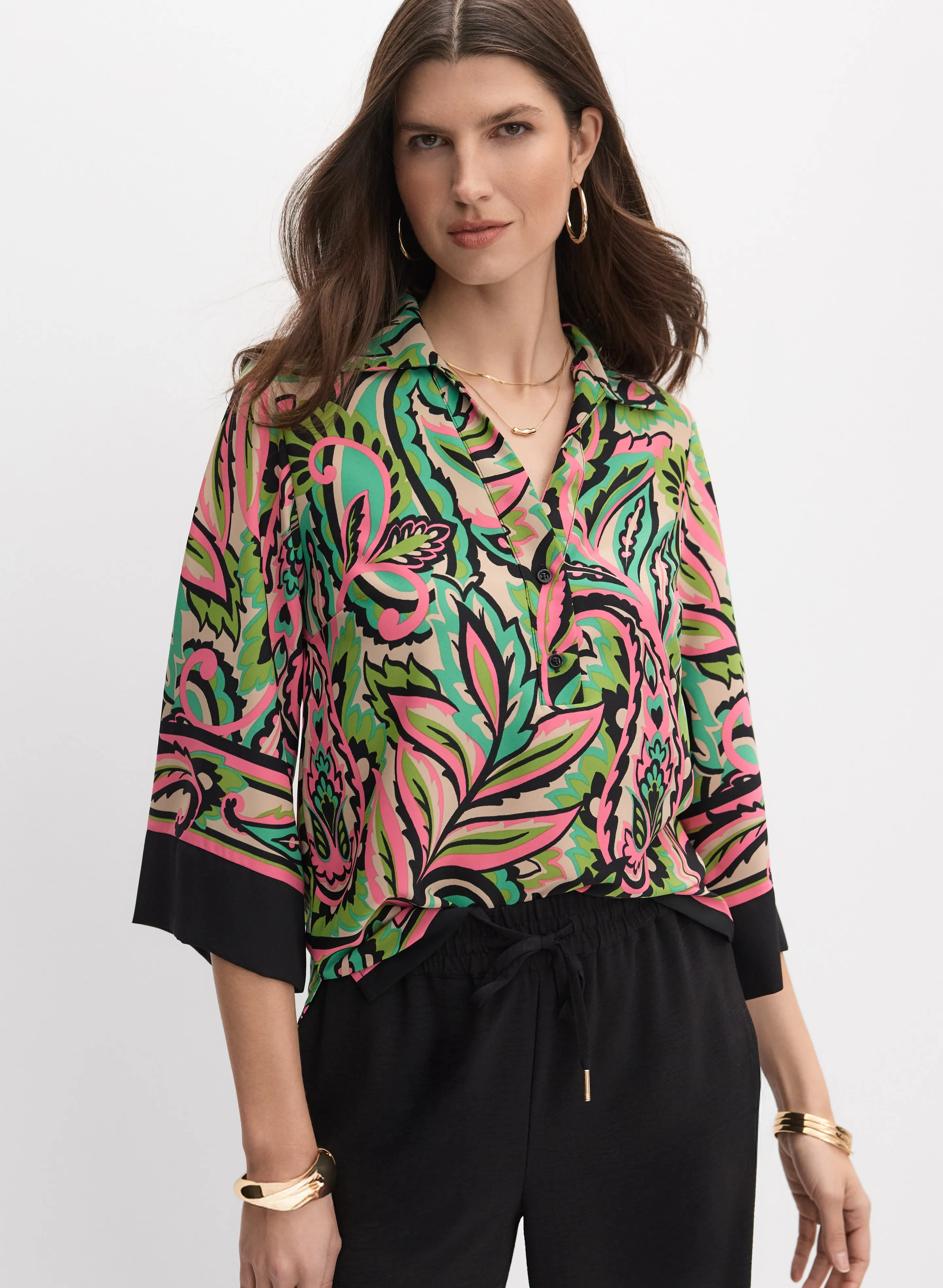 Joseph Ribkoff - Paisley Blouse sold by Melanie Lyne