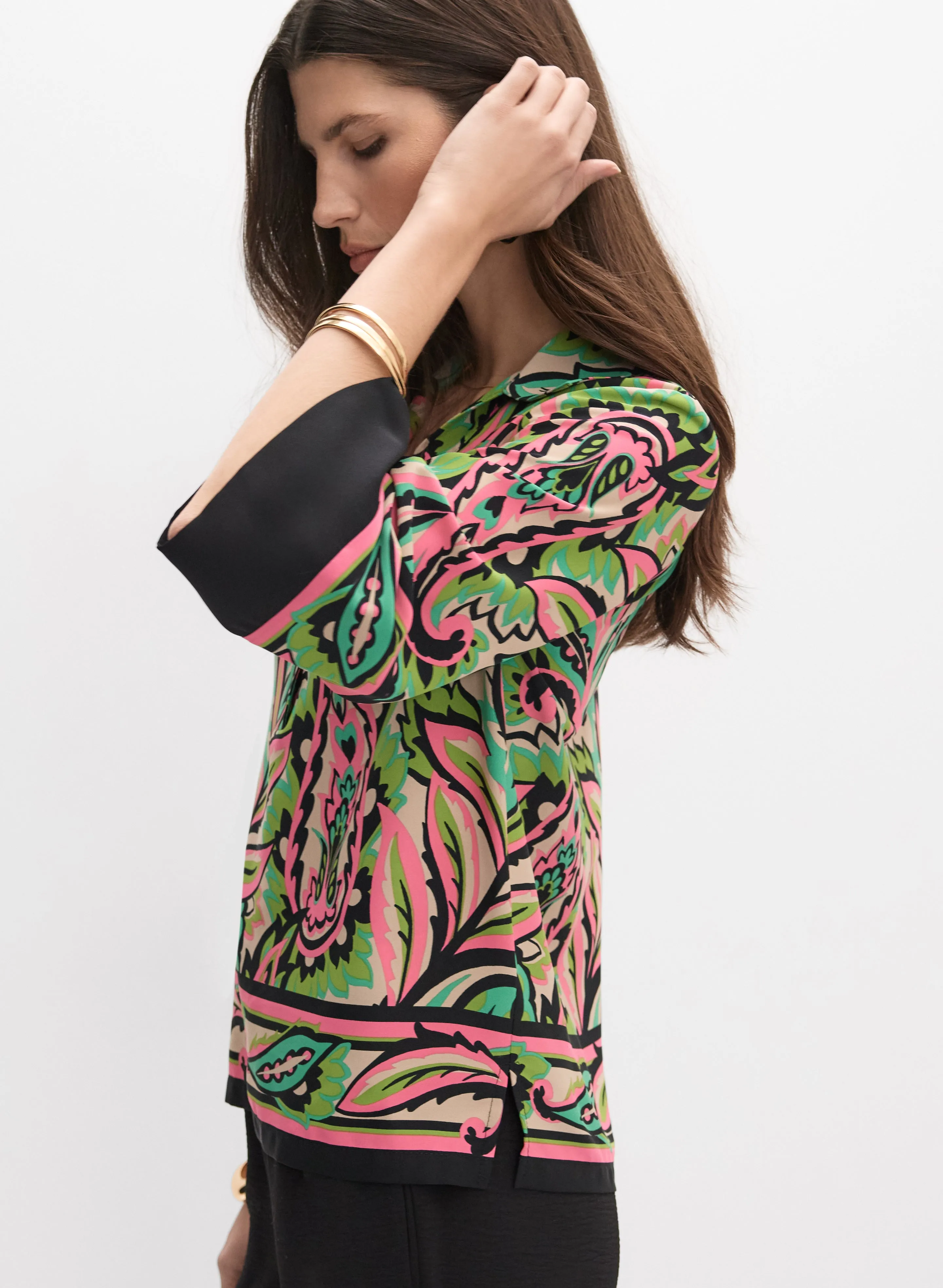 Joseph Ribkoff - Paisley Blouse sold by Melanie Lyne product image thumbnail 2