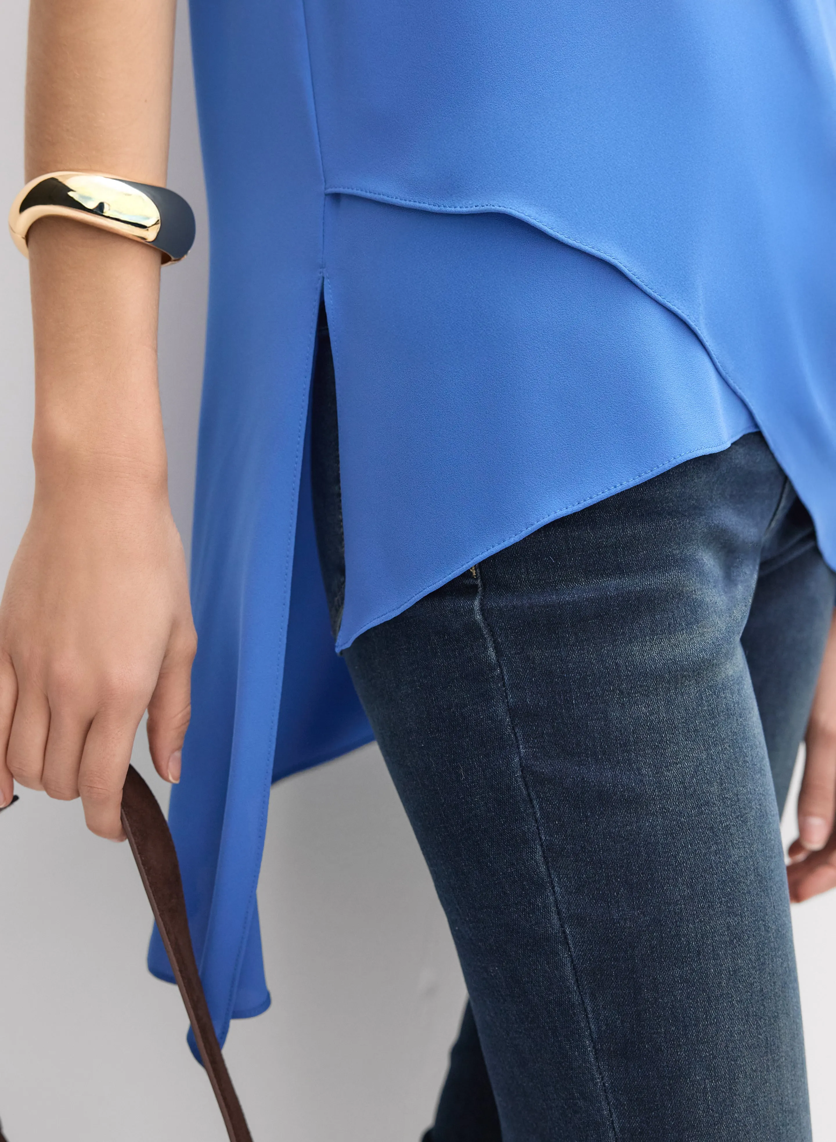 Joseph Ribkoff - Asymmetric Hem Blouse sold by Melanie Lyne product image thumbnail 5
